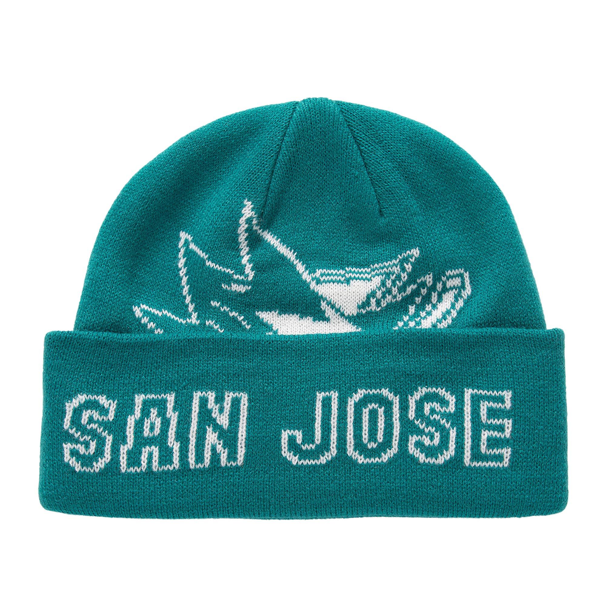 Mitchell & Ness Pánska Zimná Čiapka San Jose Sharks NHL K.O. Knit Sharks