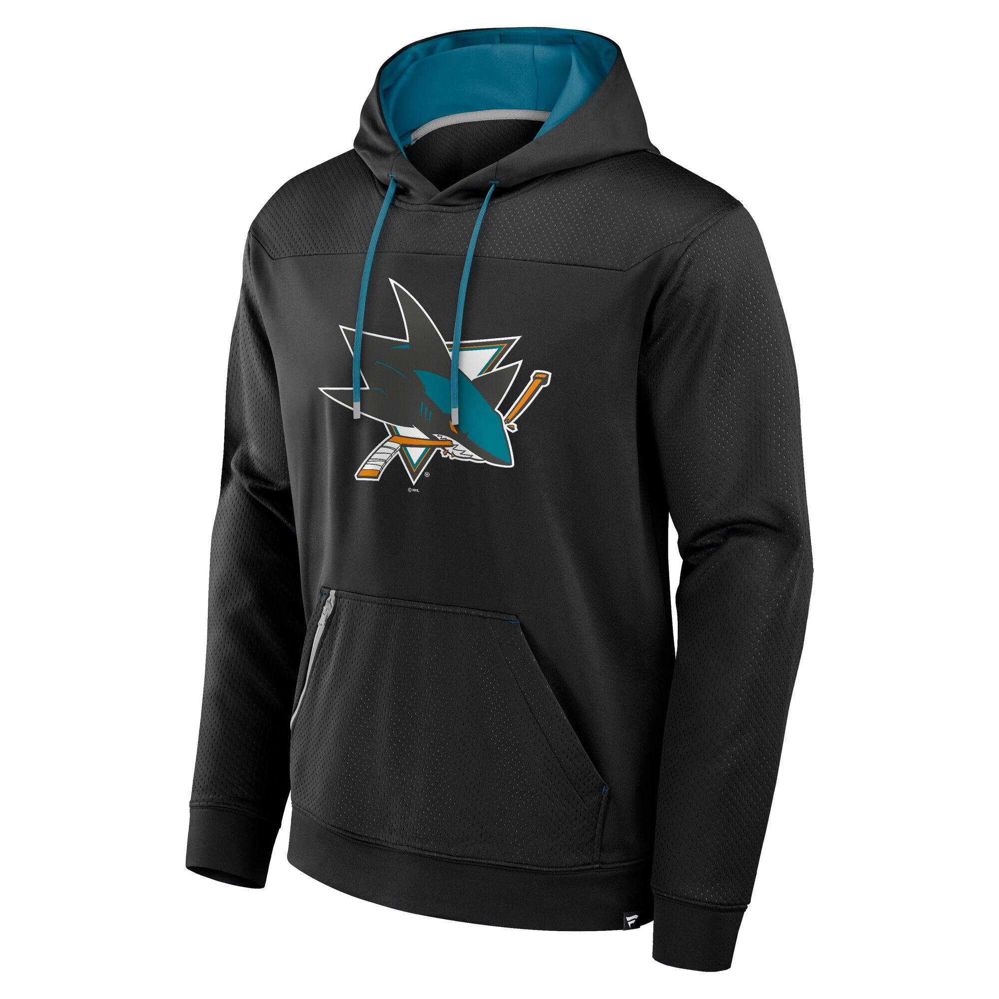 Fanatics Pánská mikina San Jose Sharks NHL Defender Pullover Hoodie Velikost: XL