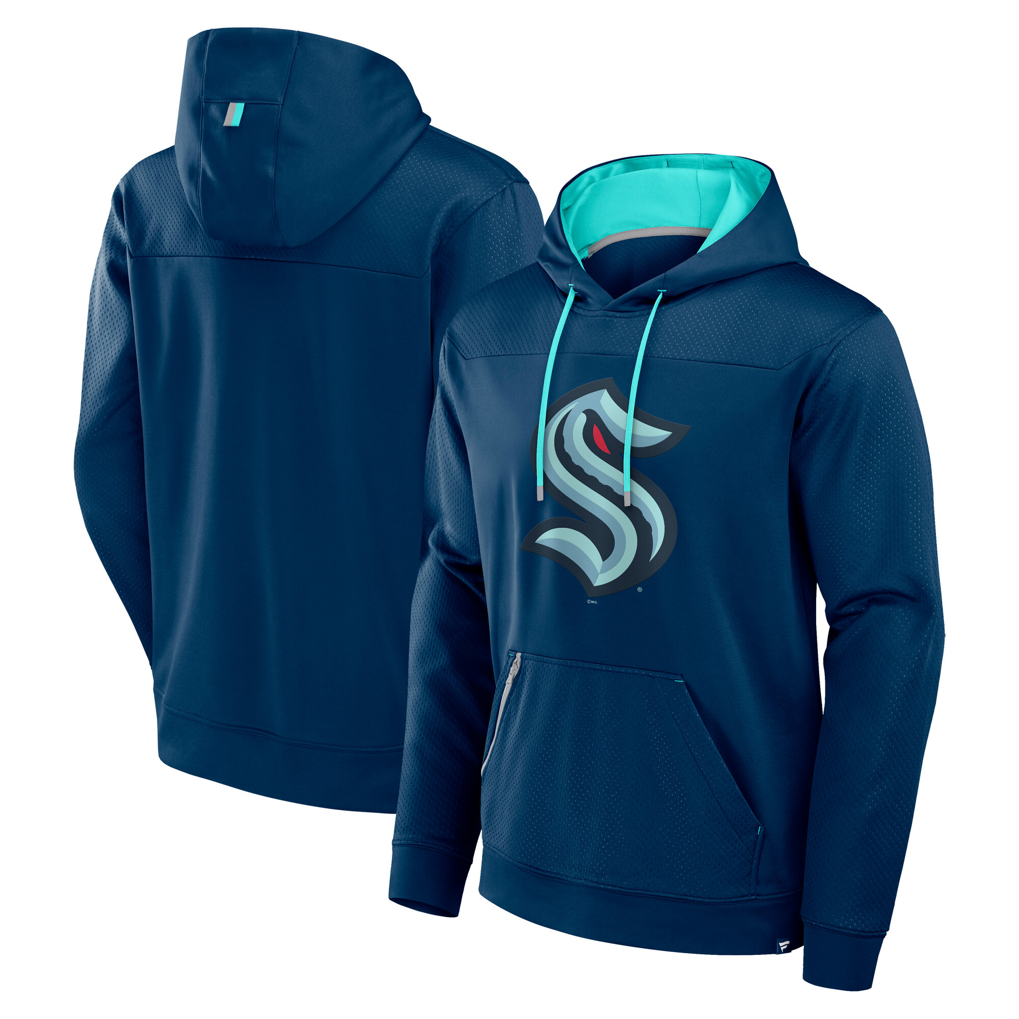 E-shop Fanatics Pánska mikina Seattle Kraken NHL Defender Pullover Hoodie