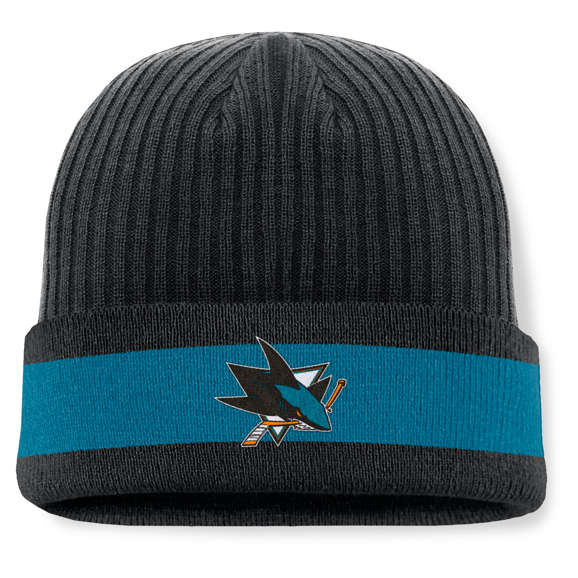Fanatics Pánska Zimná Čiapka San Jose Sharks A/CAP Beanie Cuff
