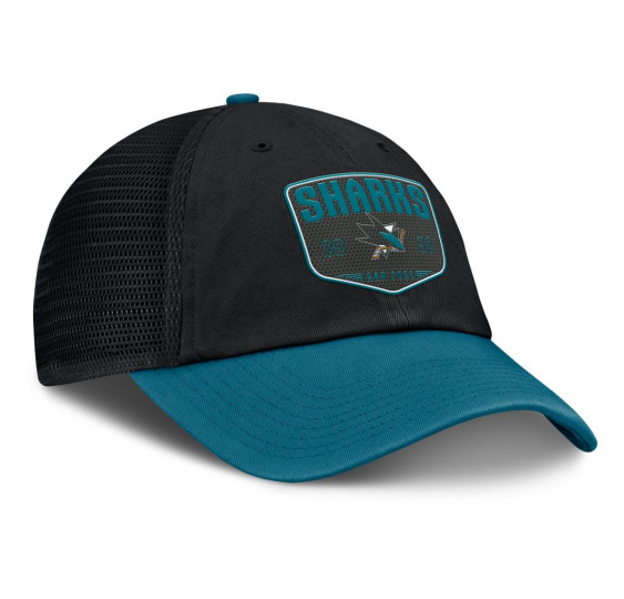 Fanatics Pánska Šiltovka San Jose Sharks A/CAP Structured Adjustable Meshback