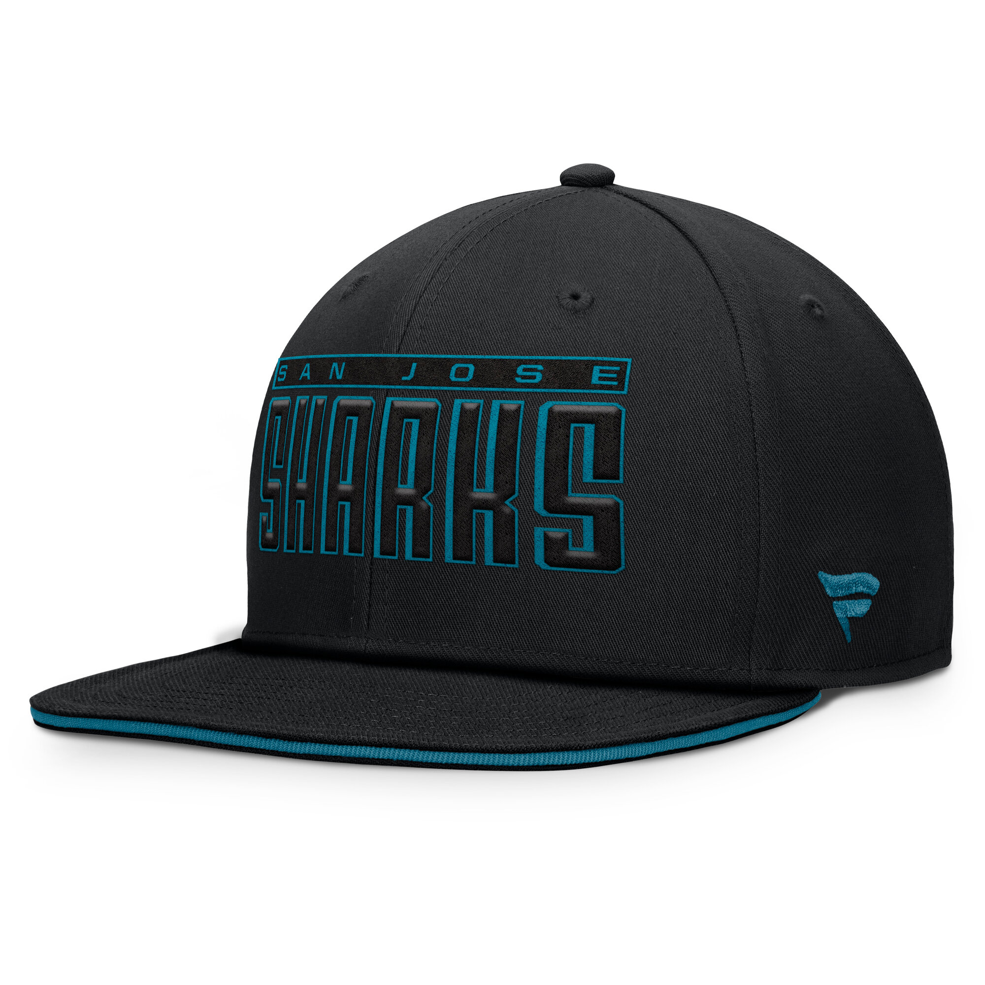 Fanatics Pánska Šiltovka San Jose Sharks Flat Brim Snapback