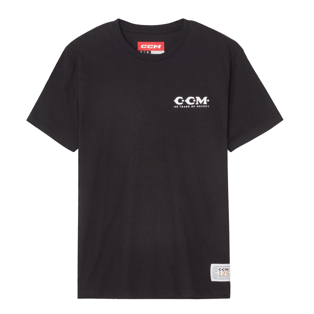 E-shop Pánske tričko CCM 125 Anniversary Short Sleeve TEE Black