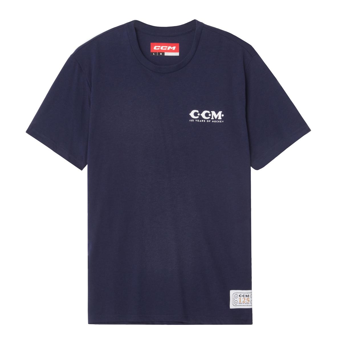 E-shop Pánske tričko CCM 125 Anniversary Short Sleeve TEE True Navy