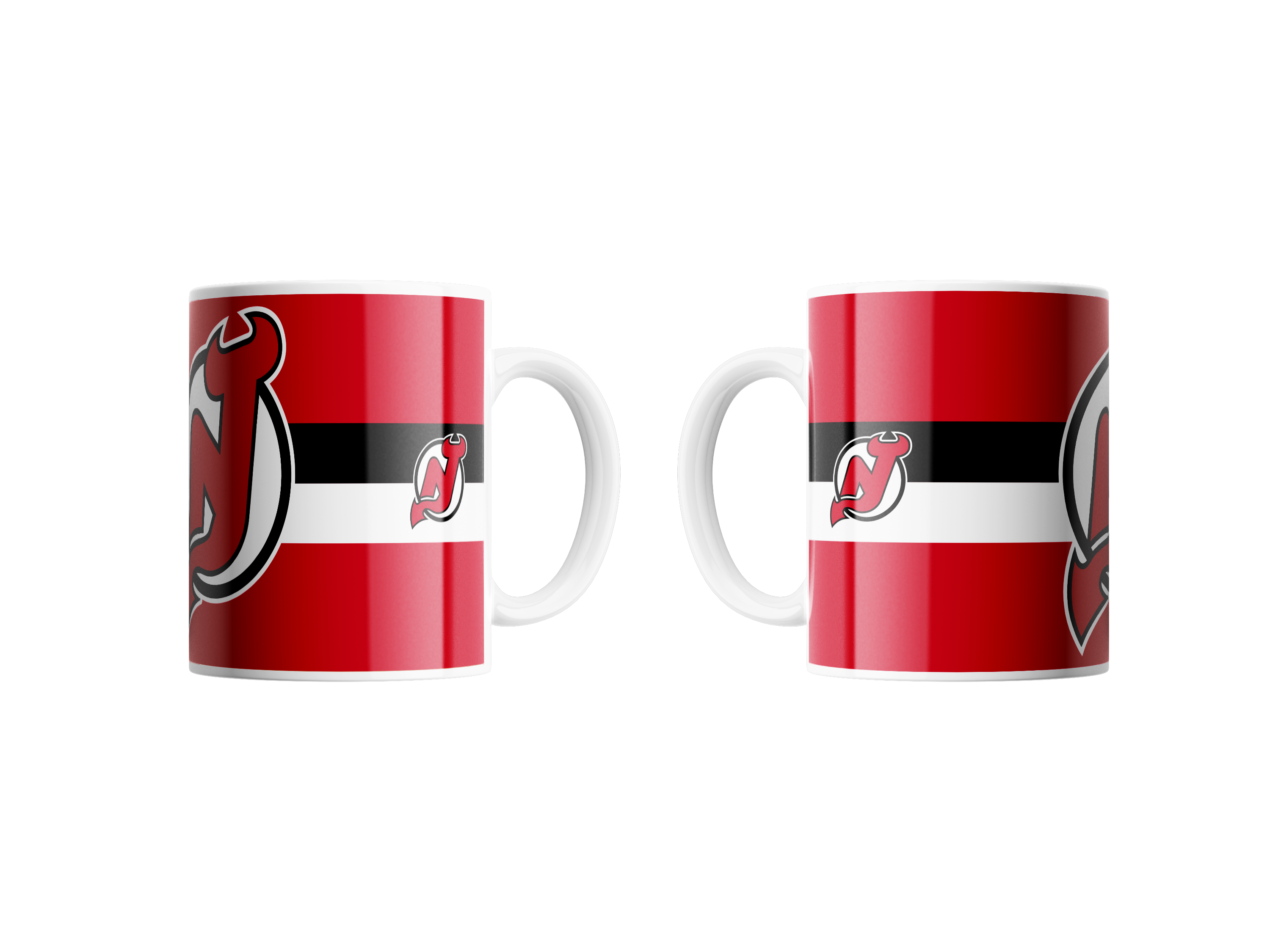 Great Branding Hrnček New Jersey Devils TRIPLE LOGO (450ml)