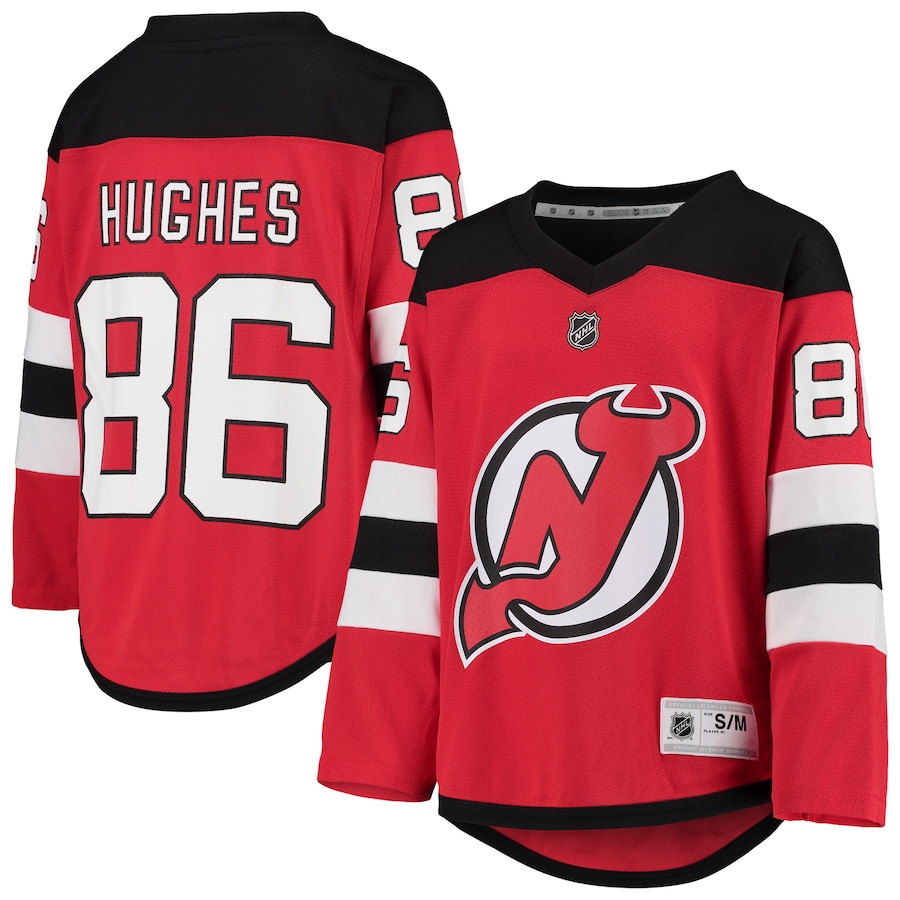 E-shop Outerstuff Detský dres Jack Hughes New Jersey Devils NHL Premier Home