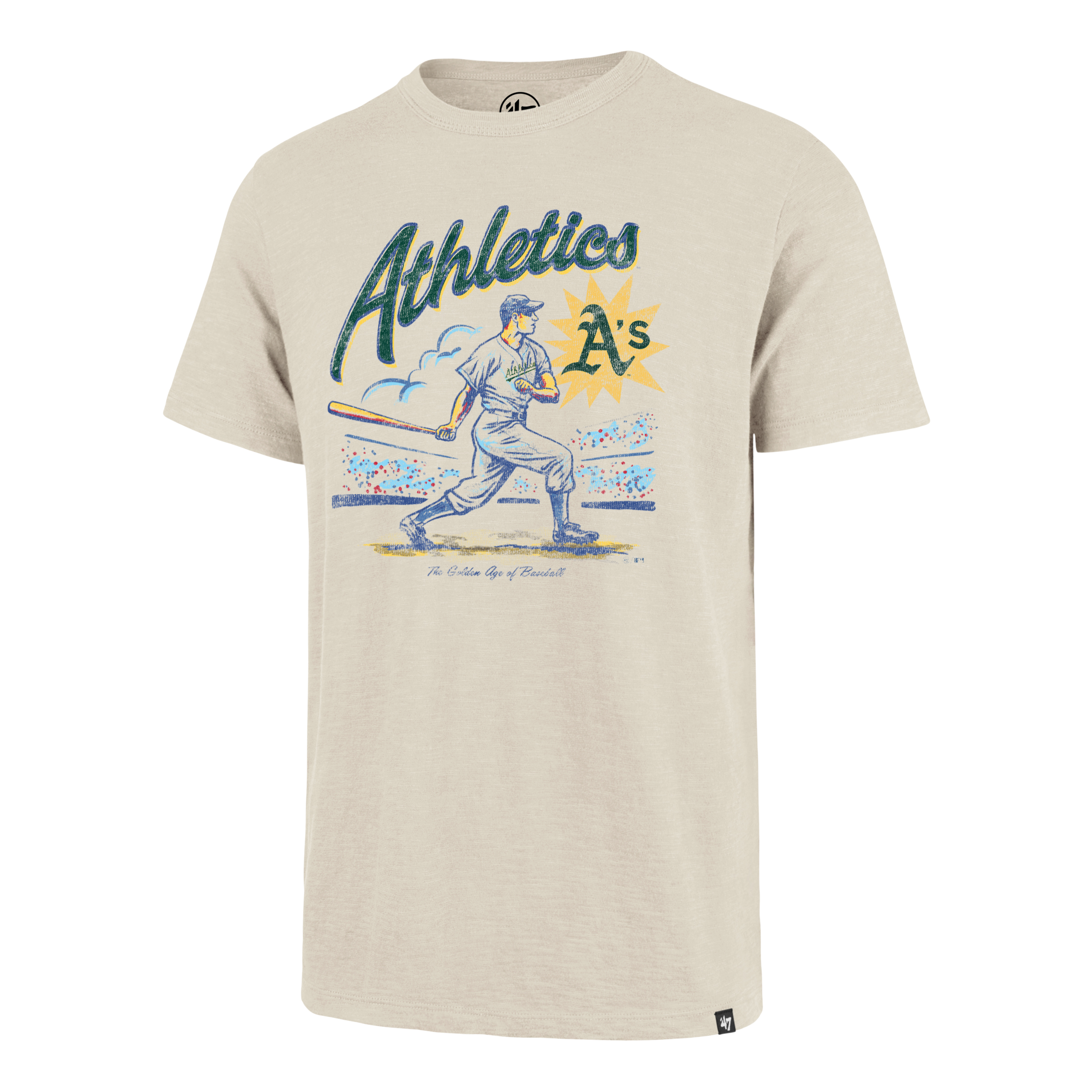 E-shop 47 Brand Pánske tričko Oakland Athletics MLB ’47 Echo Tee