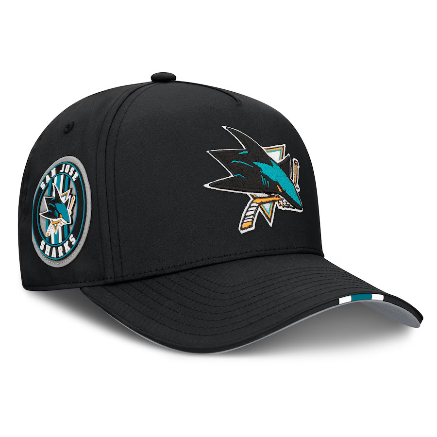 Fanatics Pánska Šiltovka San Jose Sharks 2025 Draft Authentic Pro Structured Adjustable Meshback