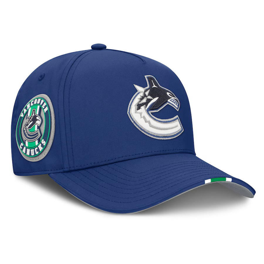 E-shop Fanatics Pánska šiltovka Vancouver Canucks NHL 2025 Draft Authentic Pro Structured Adjustable Meshback