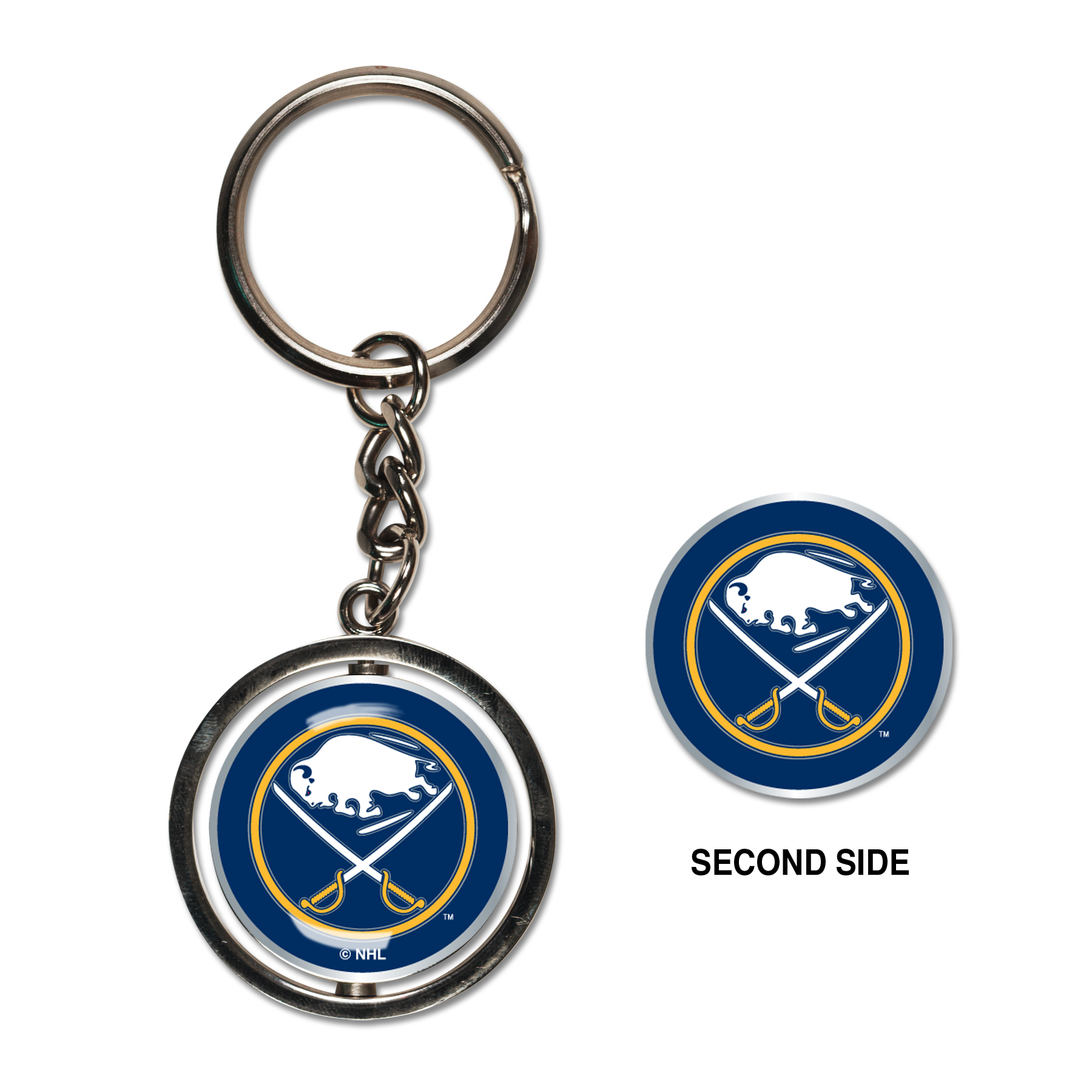 E-shop Wincraft Prívesok Buffalo Sabres NHL Spinner Key Ring