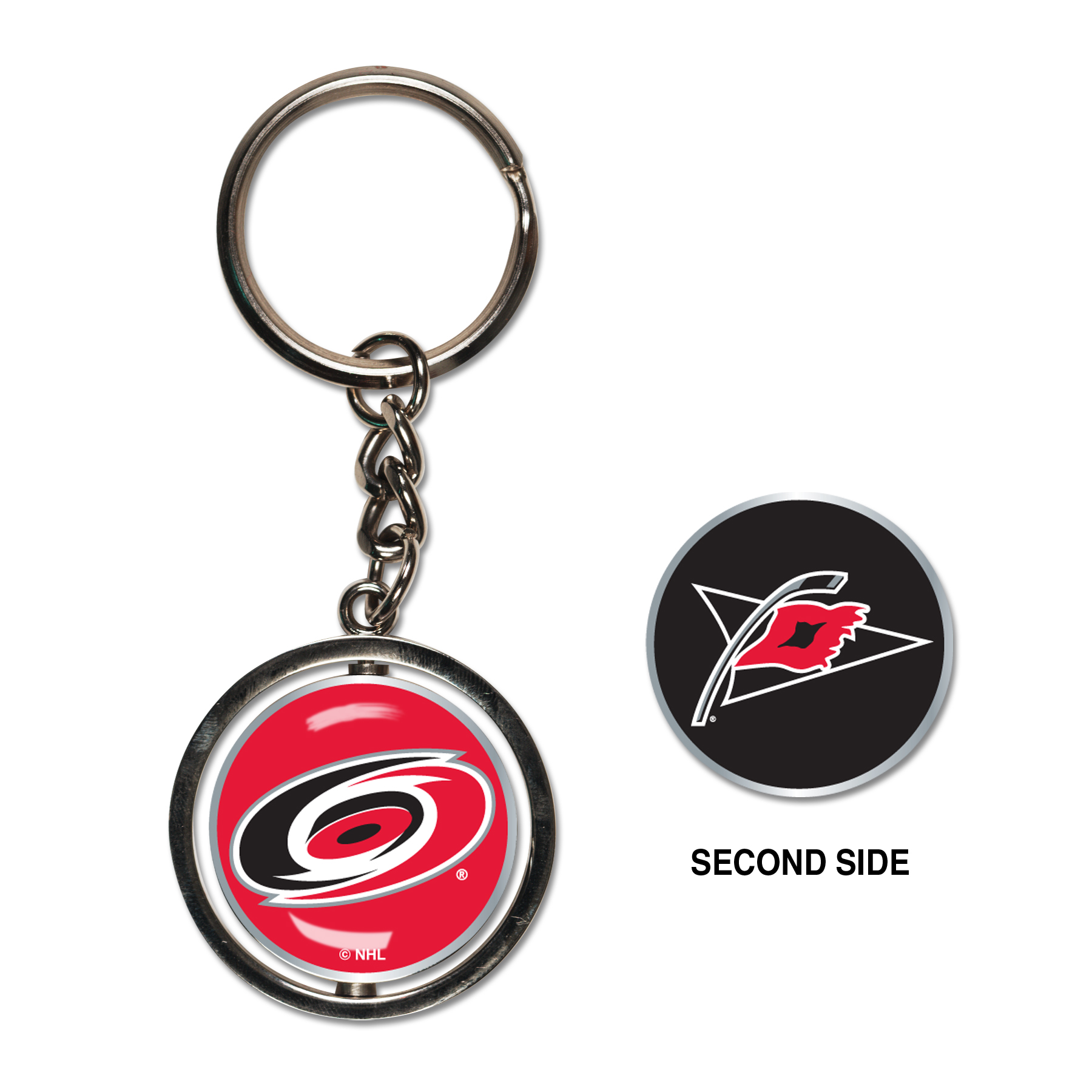 E-shop Wincraft Prívesok Carolina Hurricanes NHL Spinner Key Ring