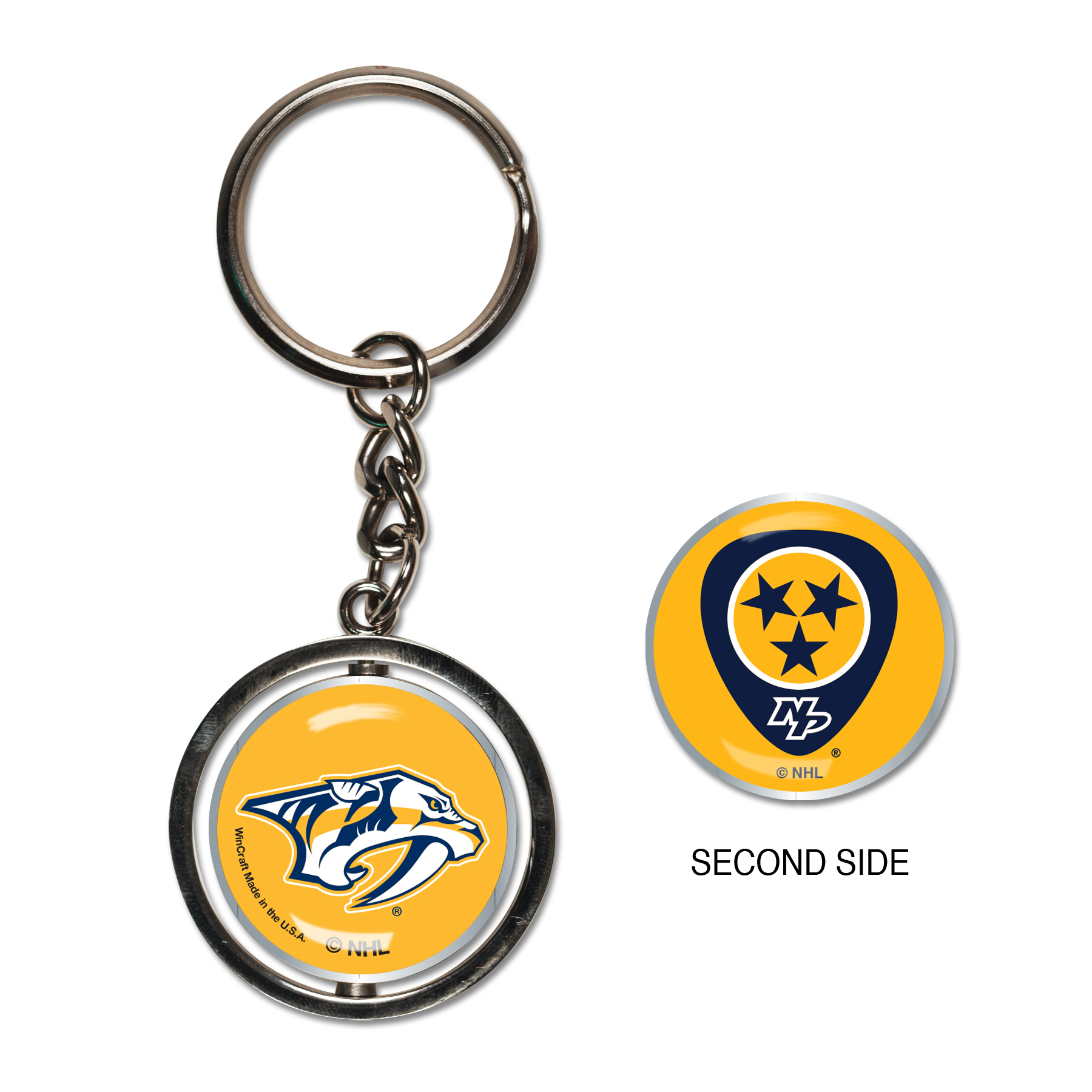 E-shop Wincraft Prívesok Nashville Predators NHL Spinner Key Ring