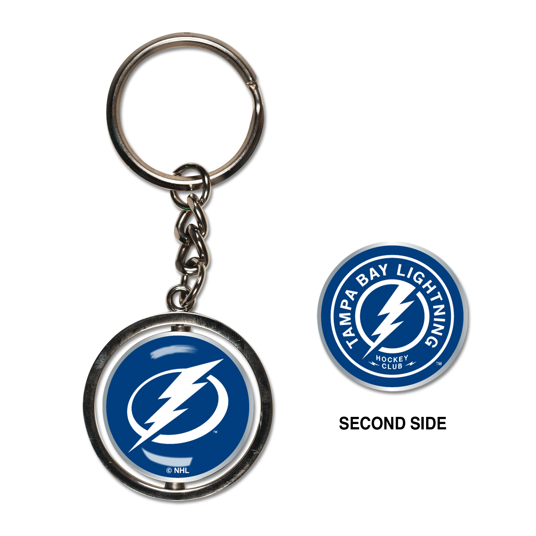 E-shop Wincraft Prívesok Tampa Bay Lightning NHLs Spinner Key Ring