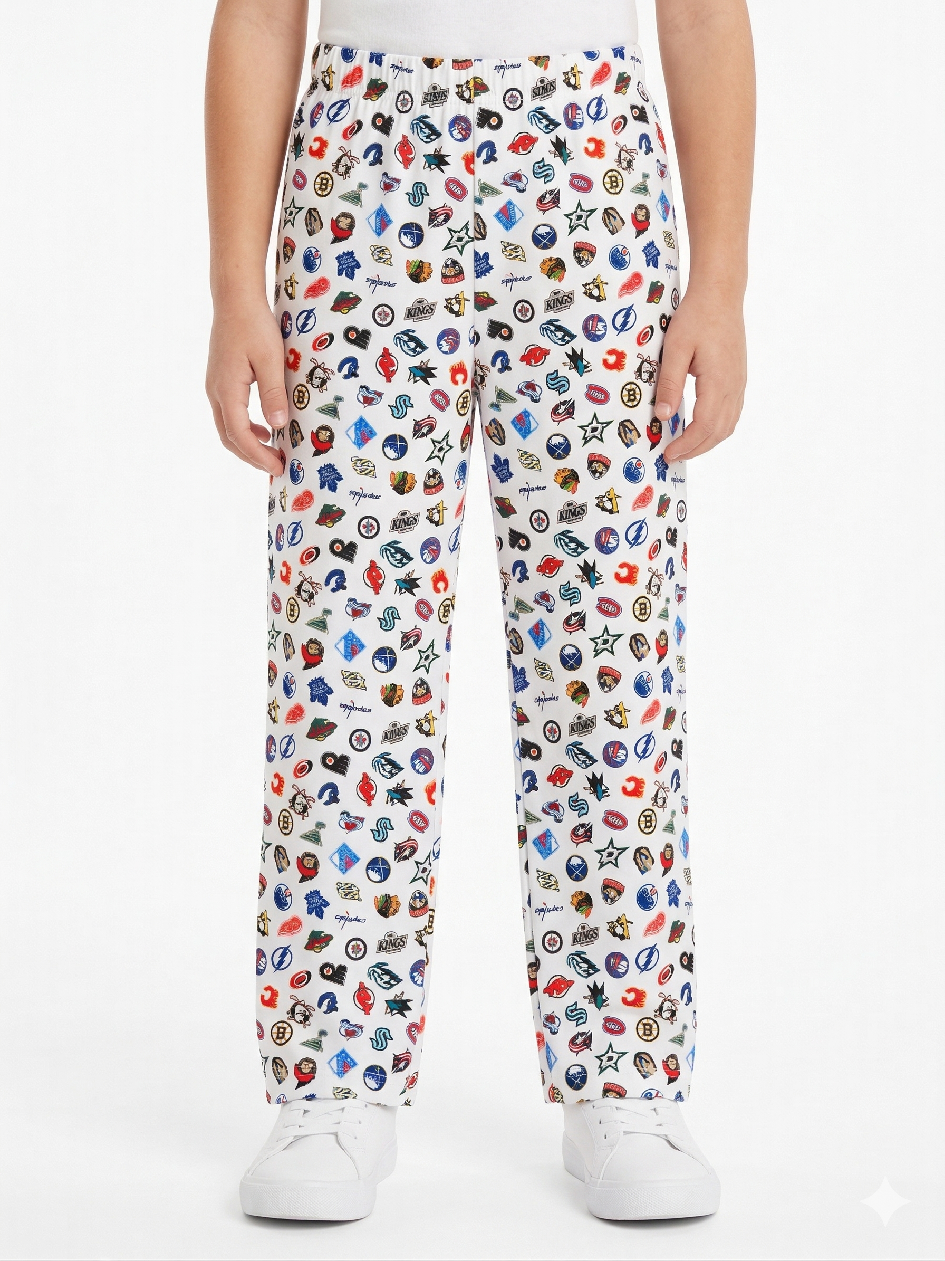 E-shop Outerstuff Detské tepláky NHL All Over Printed Pant