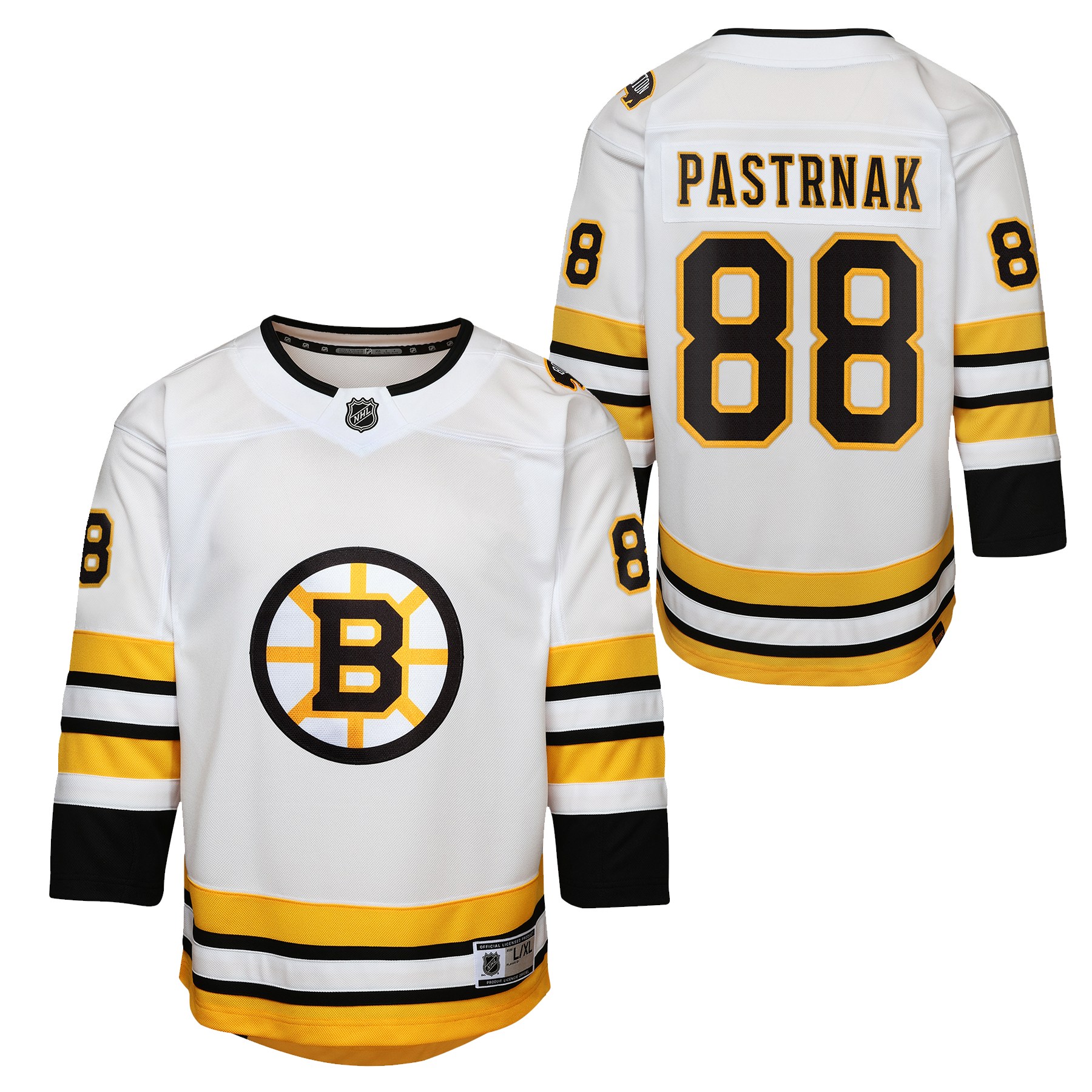 E-shop Outerstuff Detský dres David Pastrnak Boston Bruins NHL Premier White