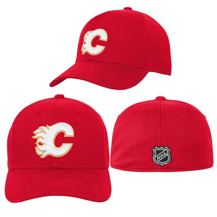 E-shop Outerstuff Detská šiltovka Calgary Flames NHL Structured Flex