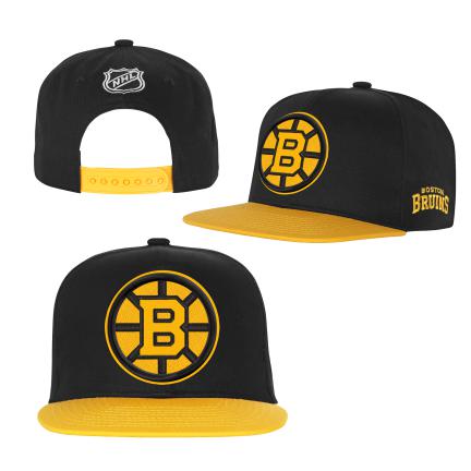 E-shop Outerstuff Detská šiltovka Boston Bruins NHL Essentials Flatbrim Snapback