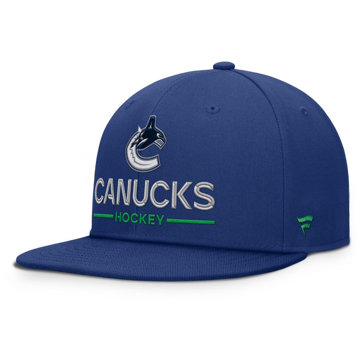 E-shop Fanatics Pánska šiltovka Vancouver Canucks NHL Authentic Pro A/Cap Flat Brim Square Visor Structured Adjustable