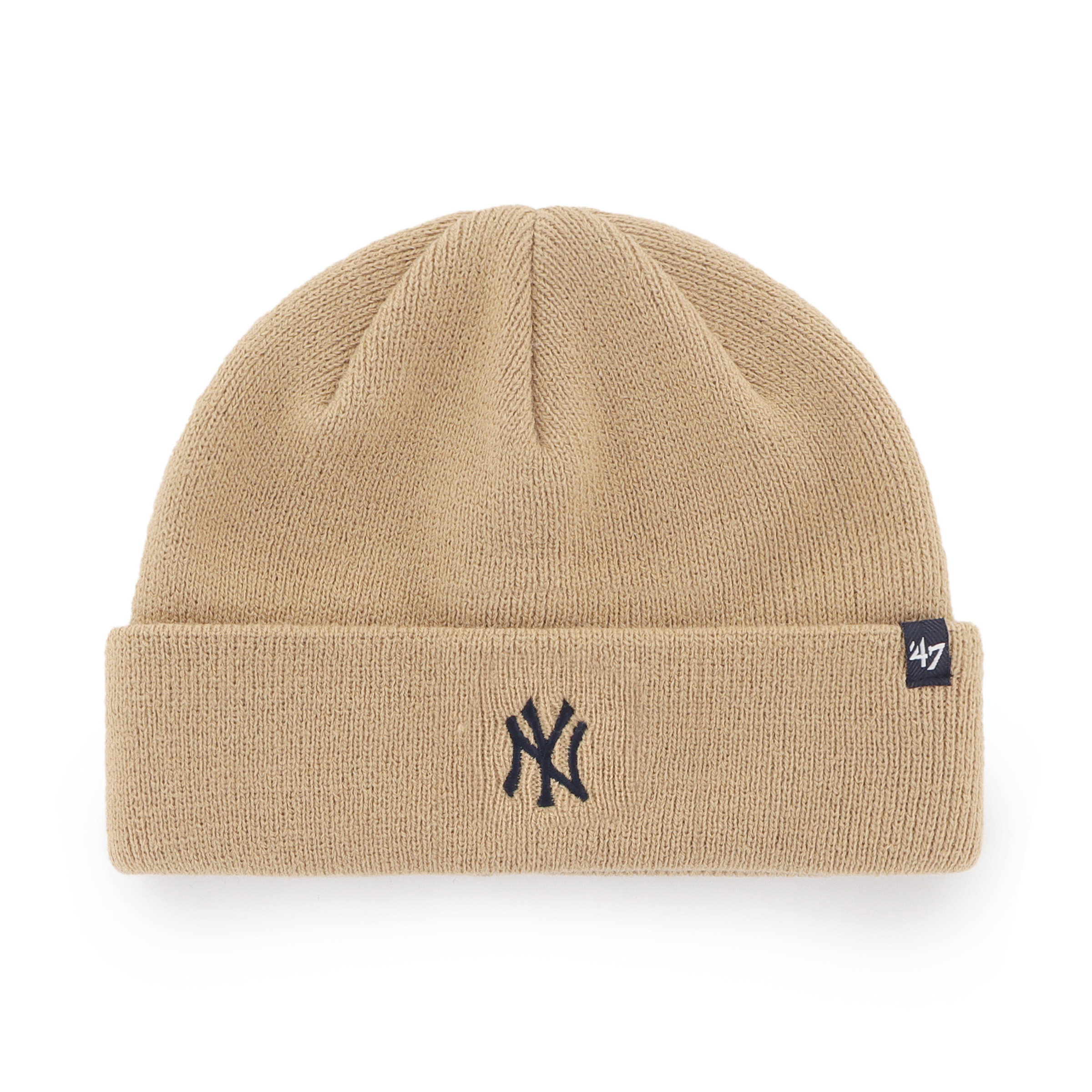 47 Brand Pánská zimní čepice New York Yankees MLB Randle '47 CUFF KNIT Khaki