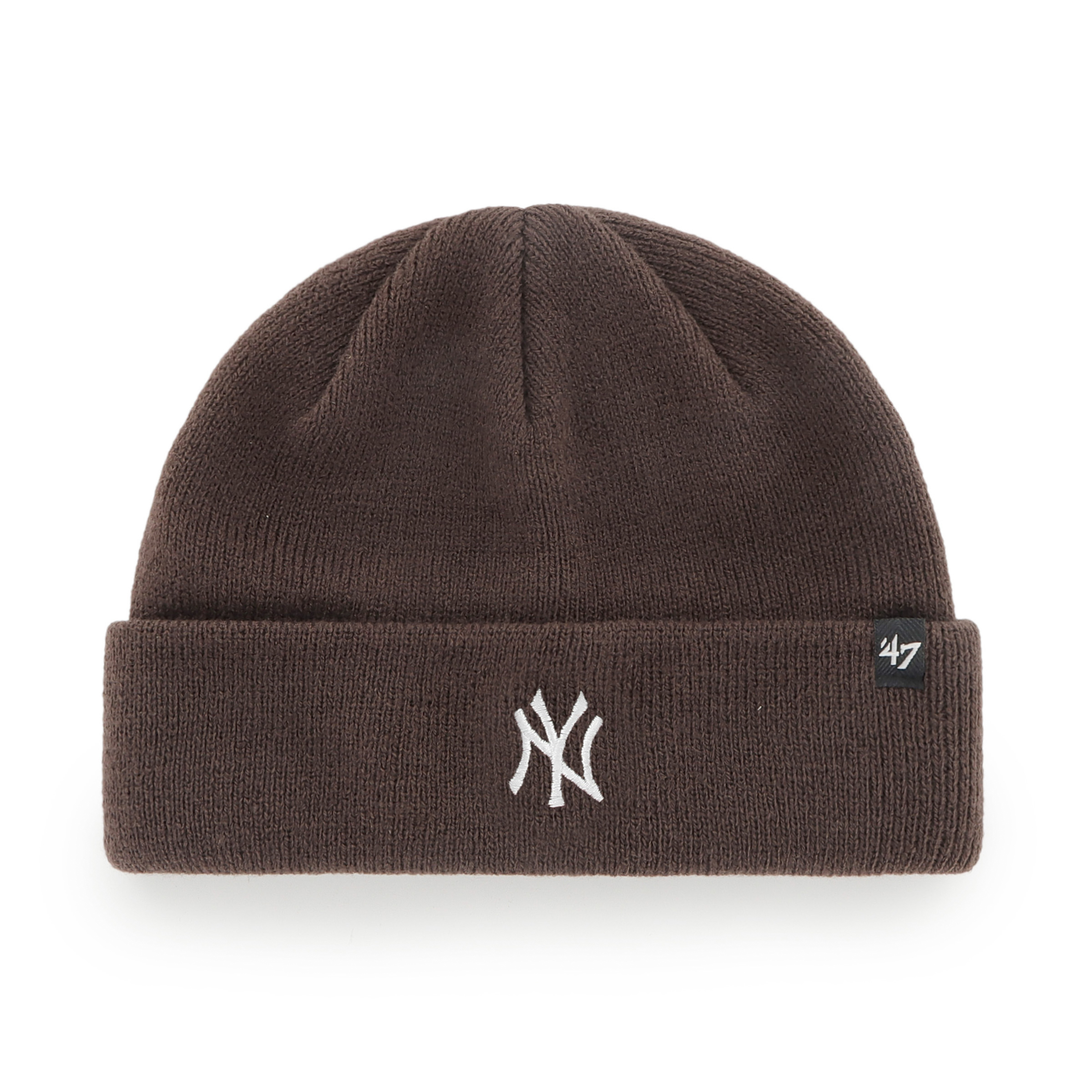 47 Brand Pánská zimní čepice New York Yankees MLB Randle '47 CUFF KNIT Brown