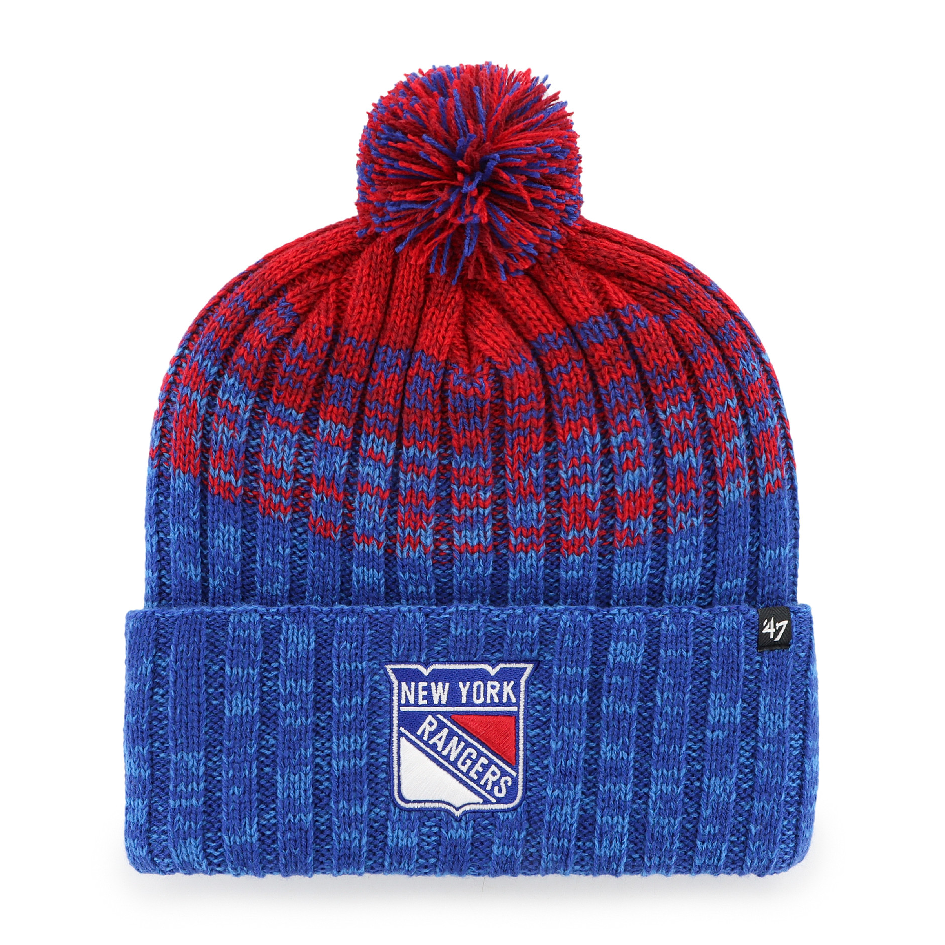 47 Brand Pánská zimní čepice New York Rangers NHL Cascade ’47 CUFF KNIT Royal