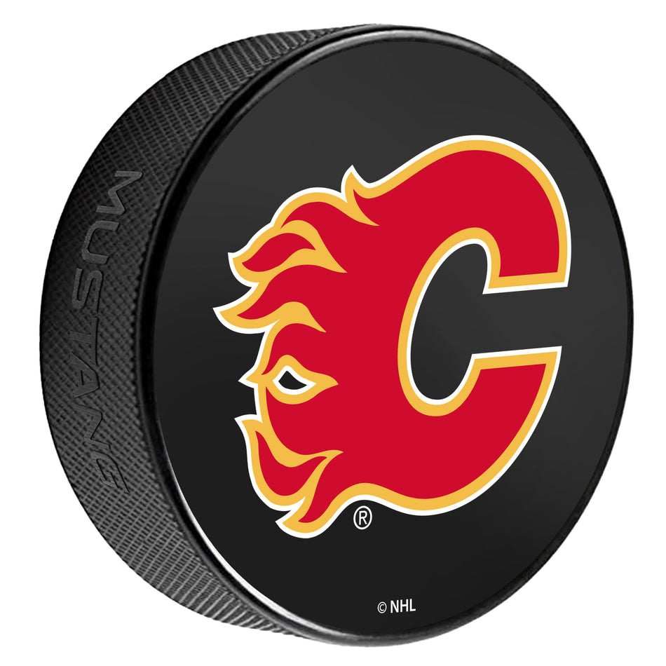 E-shop Mustang Puk Calgary Flames NHL Printed Primary Logo