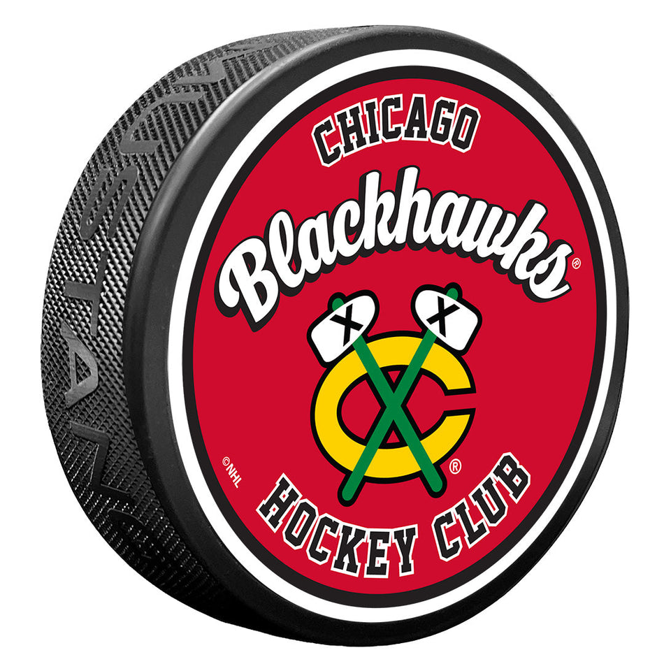 E-shop Mustang Puk Chicago Blackhawks NHL Retro Script