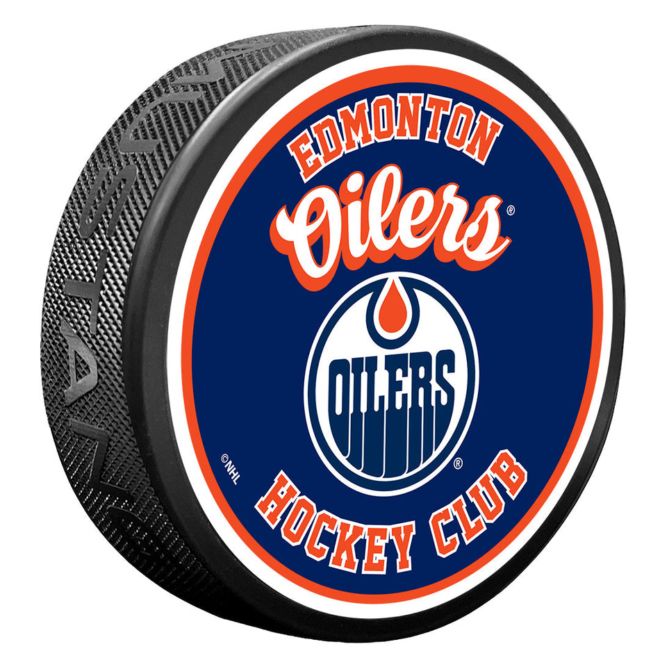 E-shop Mustang Puk Edmonton Oilers NHL Retro Script