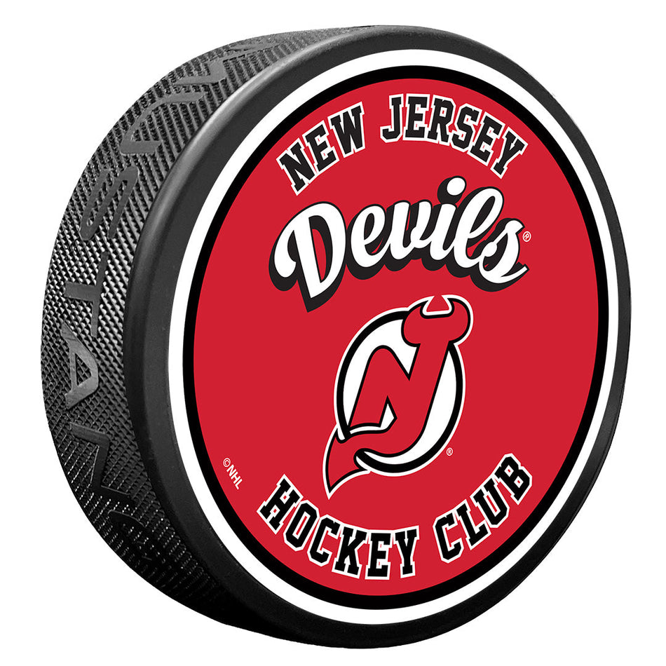 E-shop Mustang Puk New Jersey Devils NHL Retro Script