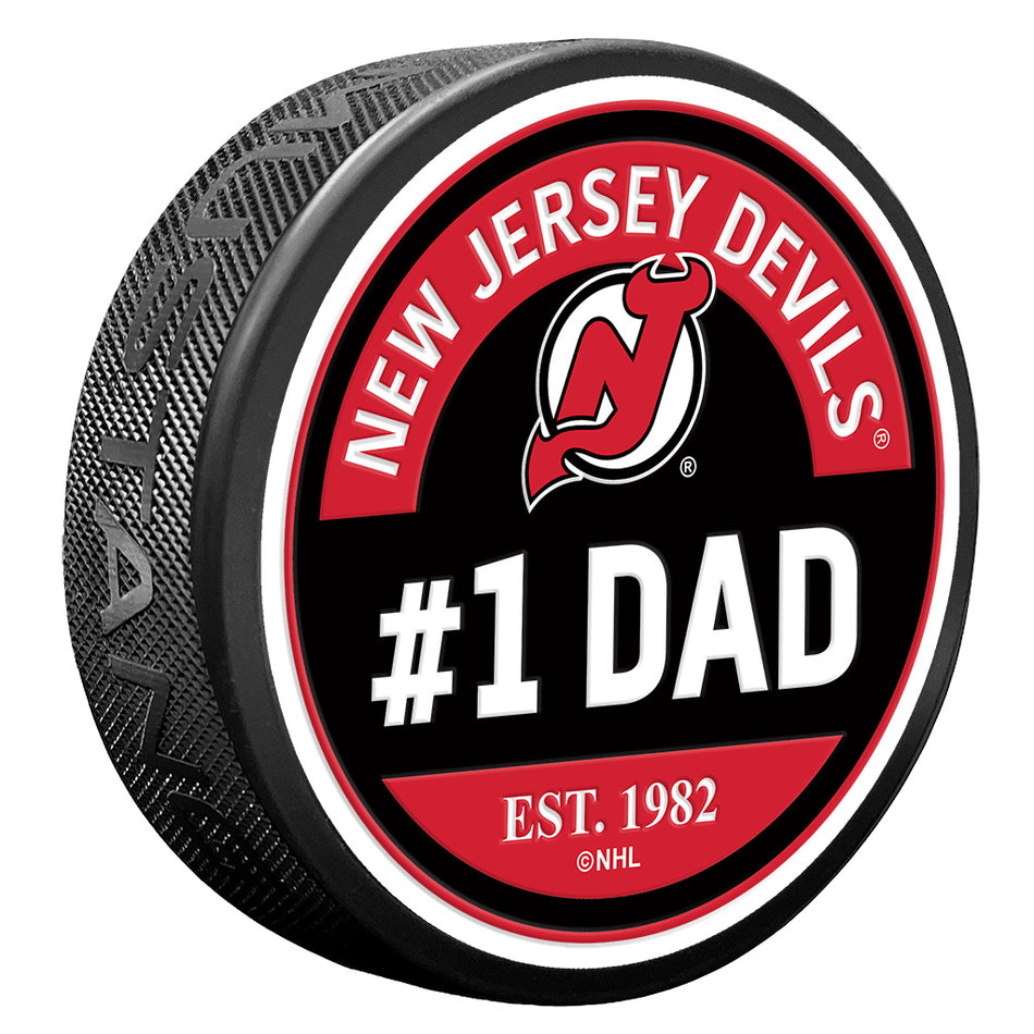 E-shop Mustang Puk New Jersey Devils NHL #1 Dad Textured Puck