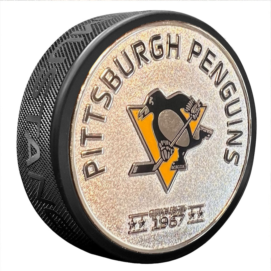 E-shop Mustang Puk Pittsburgh Penguins NHL Established Silver Medallion