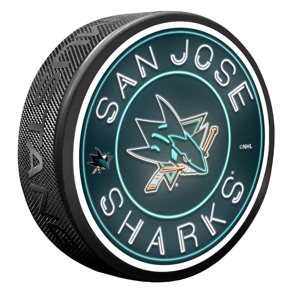 Mustang Puk San Jose Sharks NHL Neon