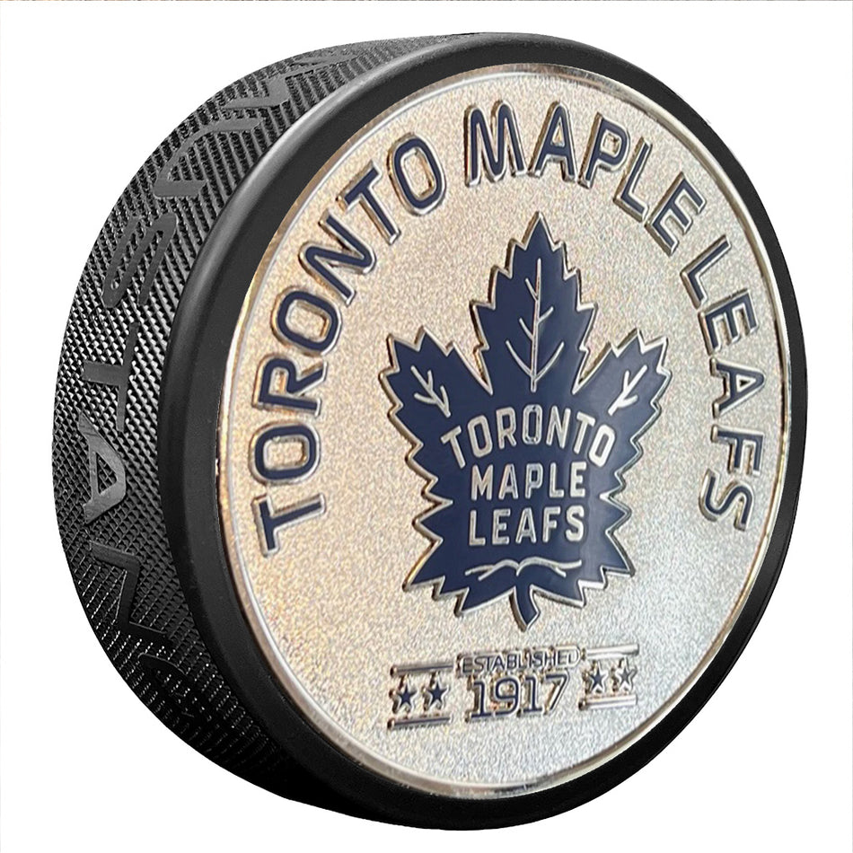 E-shop Mustang Puk Toronto Maple Leafs NHL Established Silver Medallion