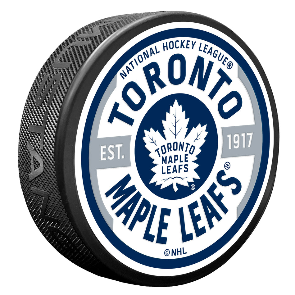 E-shop Mustang Puk Toronto Maple Leafs NHL Gear Textured Puck
