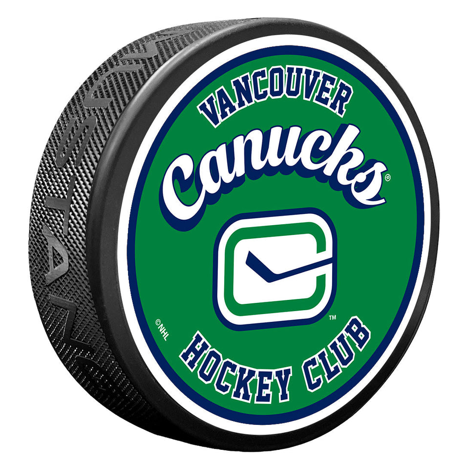E-shop Mustang Puk Vancouver Canucks NHL Retro Script