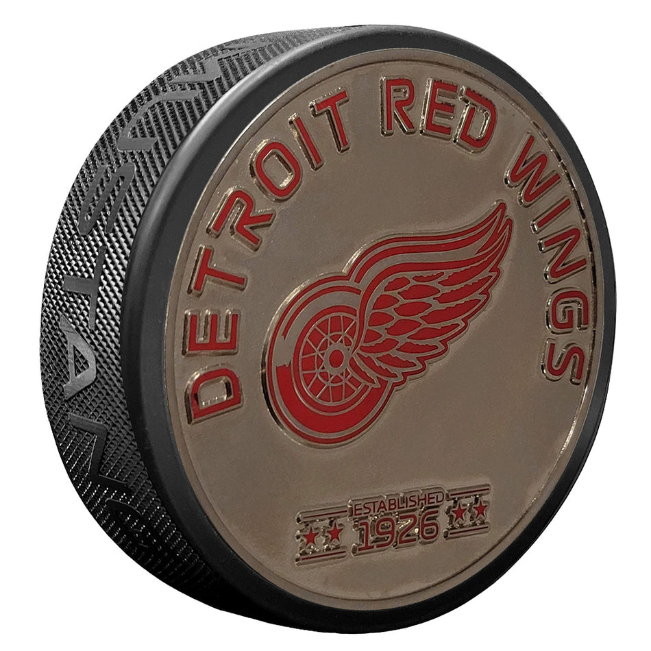 E-shop Mustang Puk Detroit Red Wings NHL Established Silver Medallion