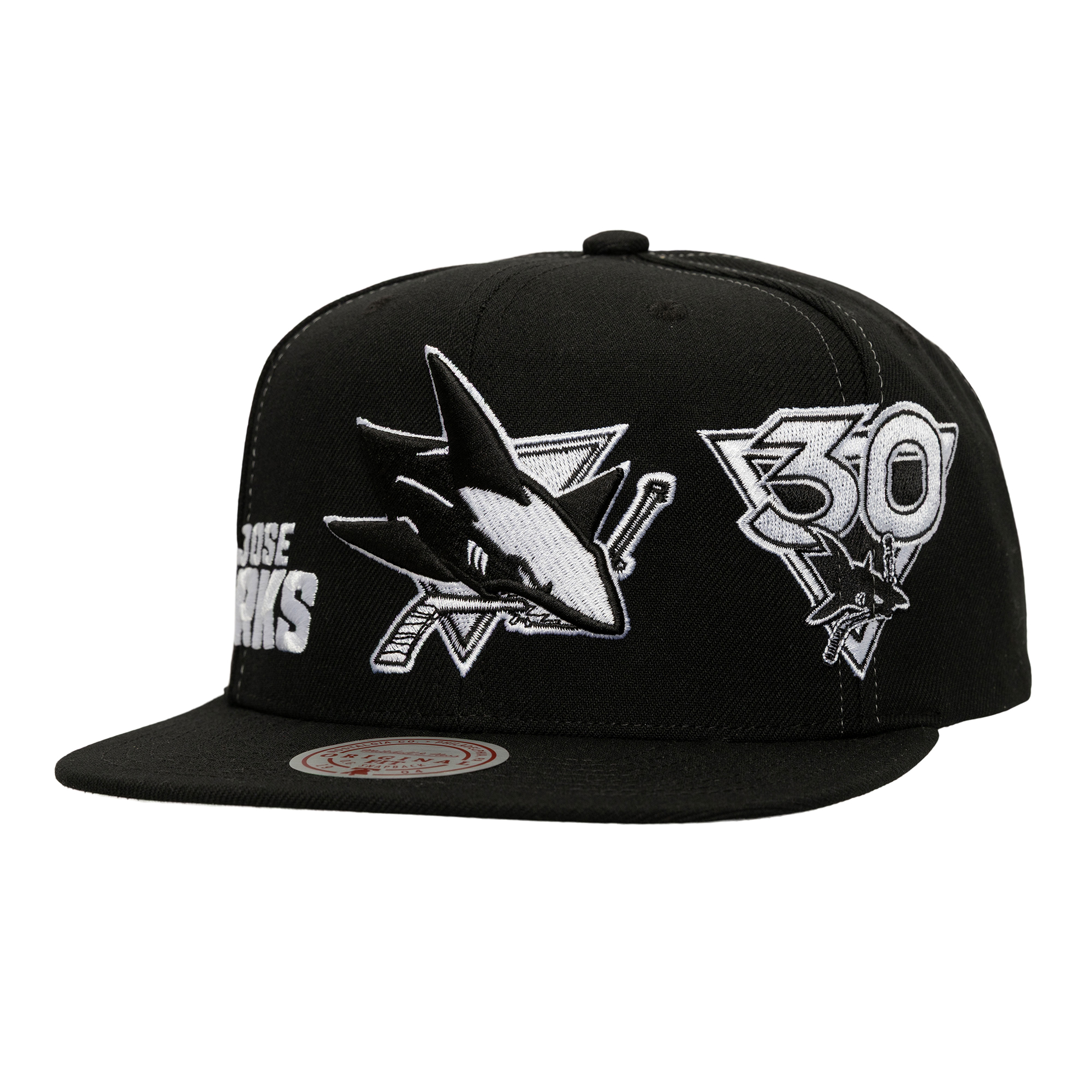 Mitchell & Ness Pánská kšiltovka San Jose Sharks NHL Trifecta Snapback
