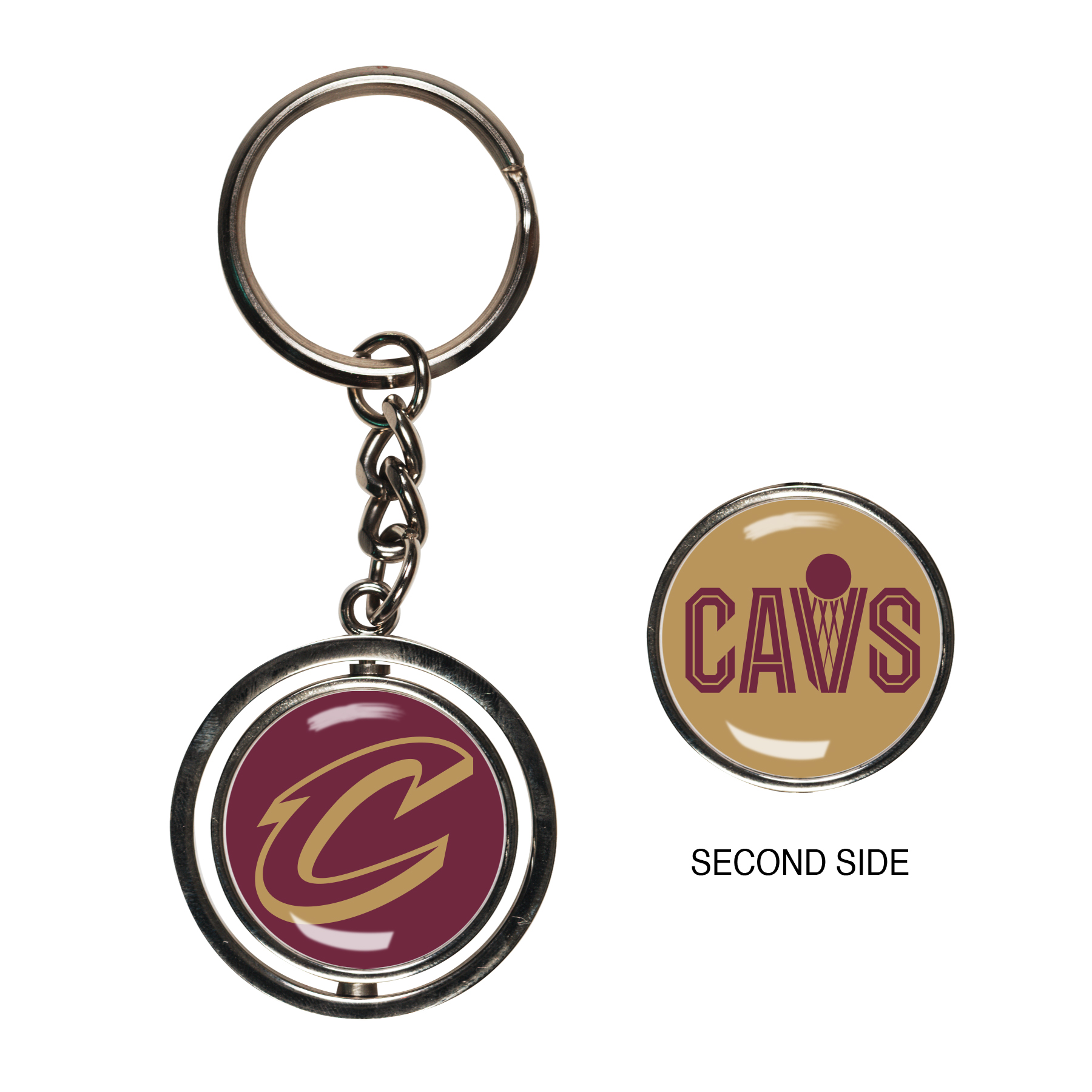 E-shop Wincraft Prívesok na kľúče Cleveland Cavaliers NBA Spinner Key Ring