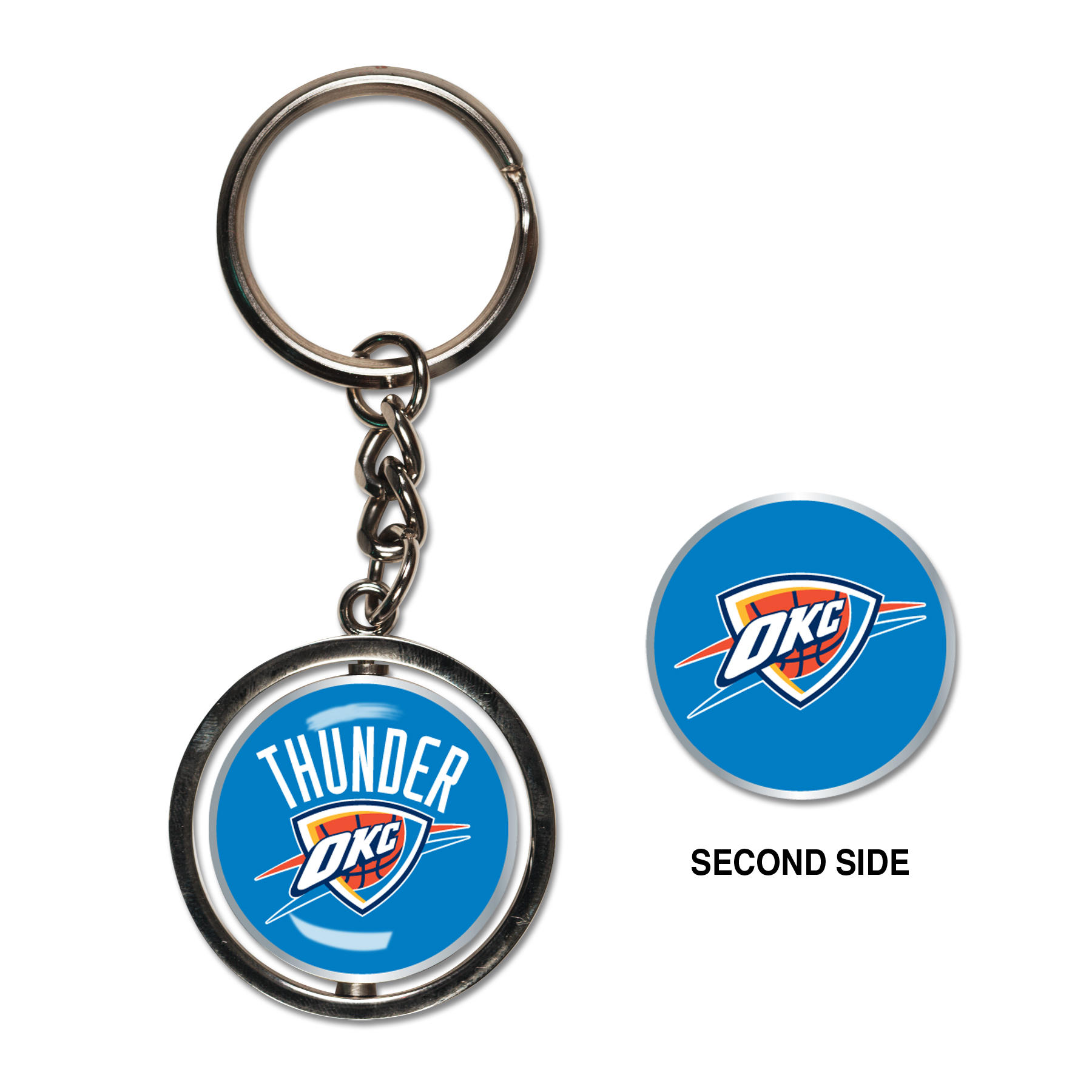E-shop Wincraft Prívesok na kľúče Oklahoma City Thunder NBA Spinner Key Ring