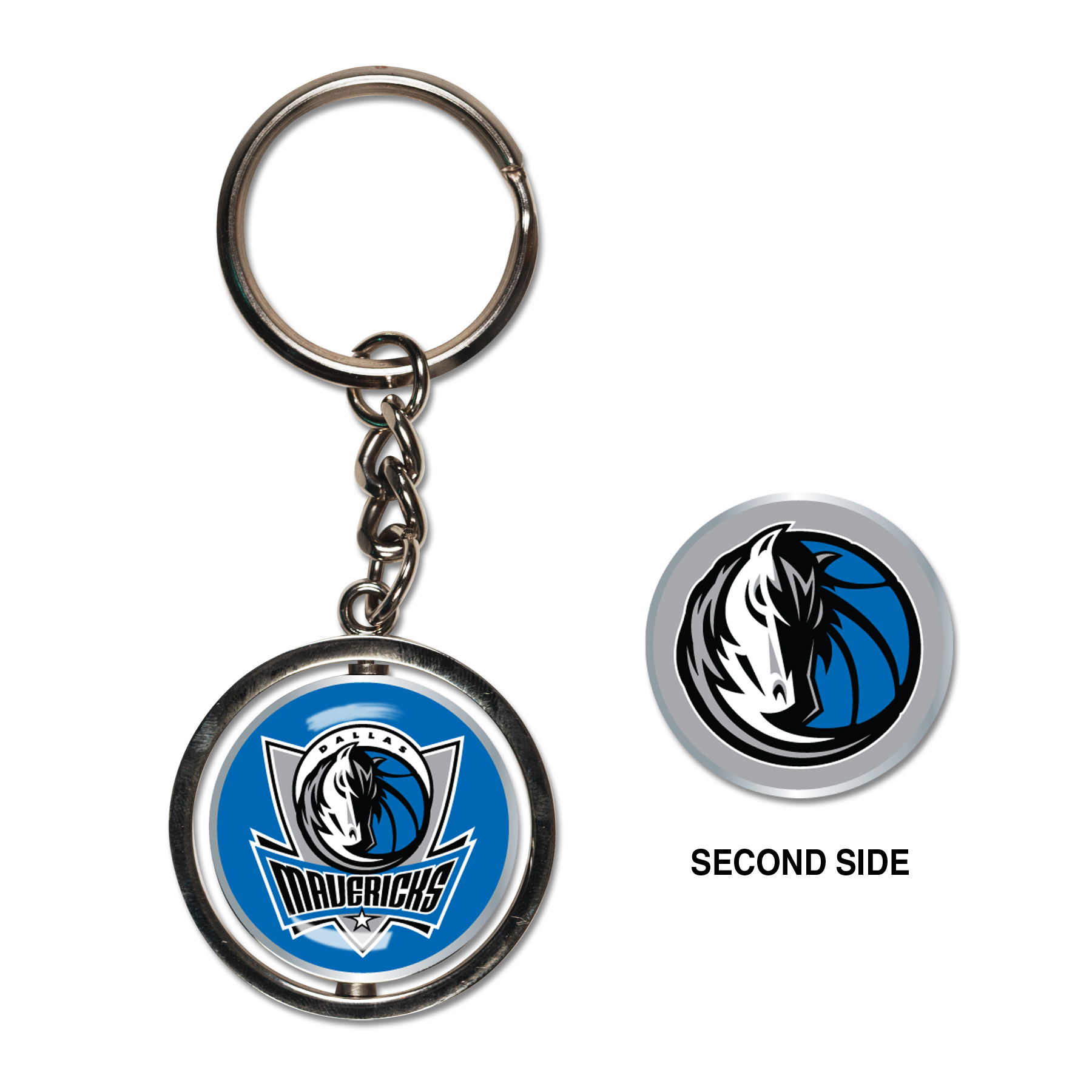 E-shop Wincraft Prívesok na kľúče Dallas Mavericks NBA Spinner Key Ring