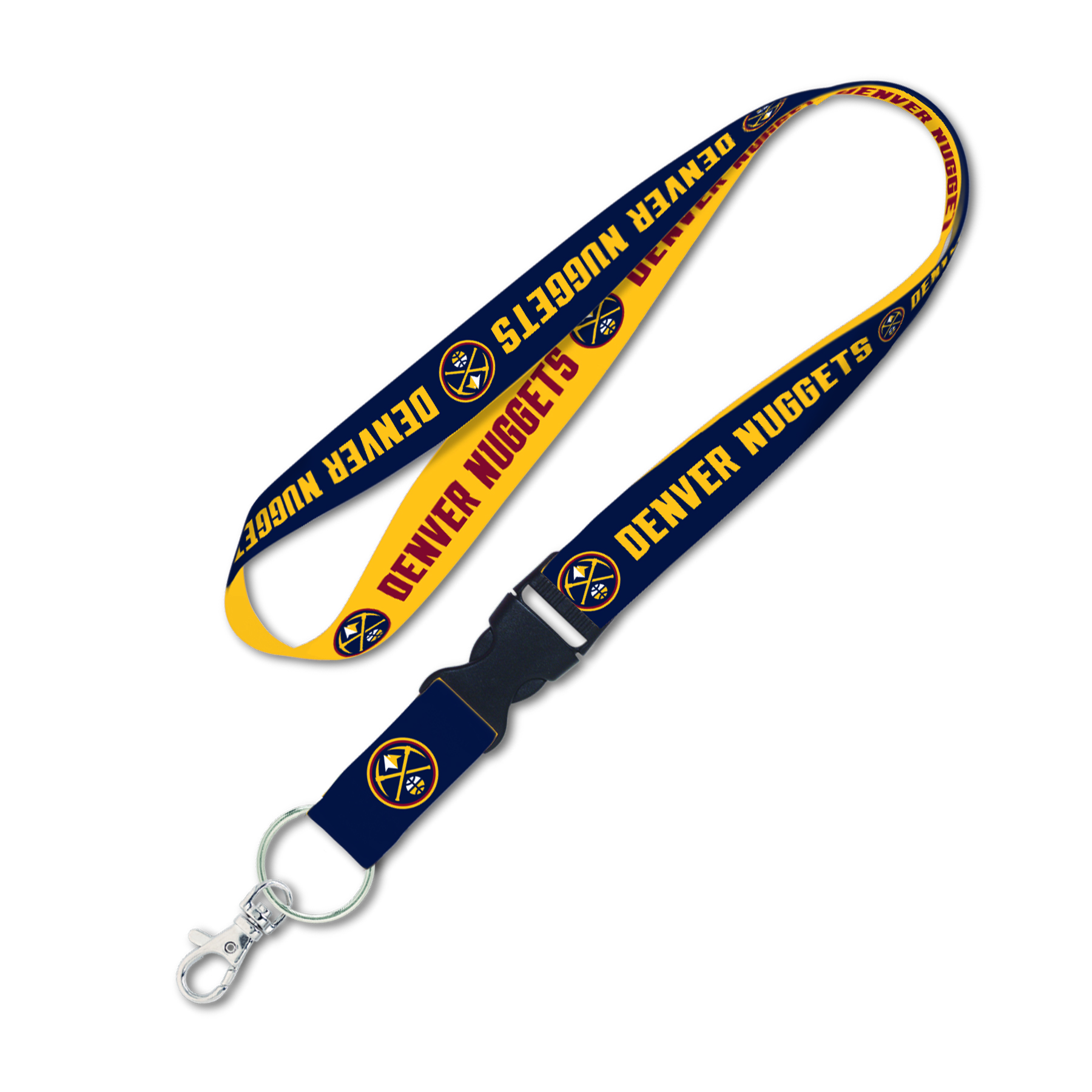 Wincraft Klíčenka Denver Nuggets NBA Lanyard buckle 1"