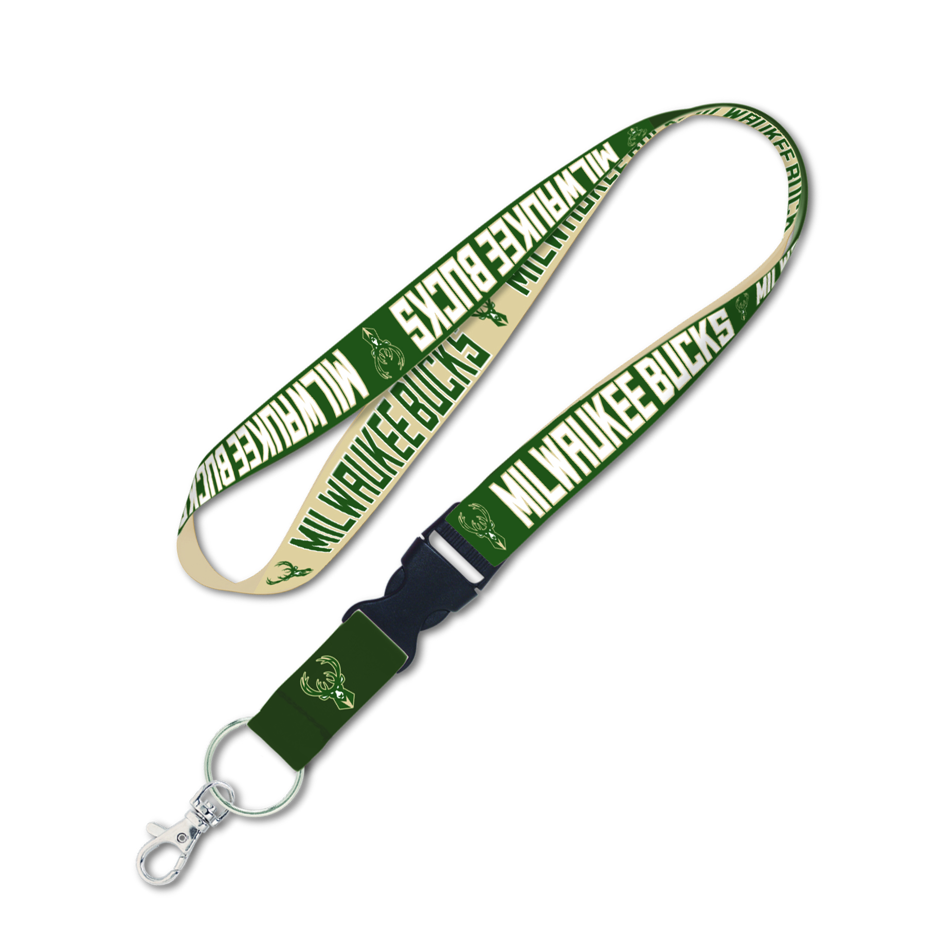 Wincraft Klíčenka Milwaukee Bucks NBA Lanyard buckle 1"