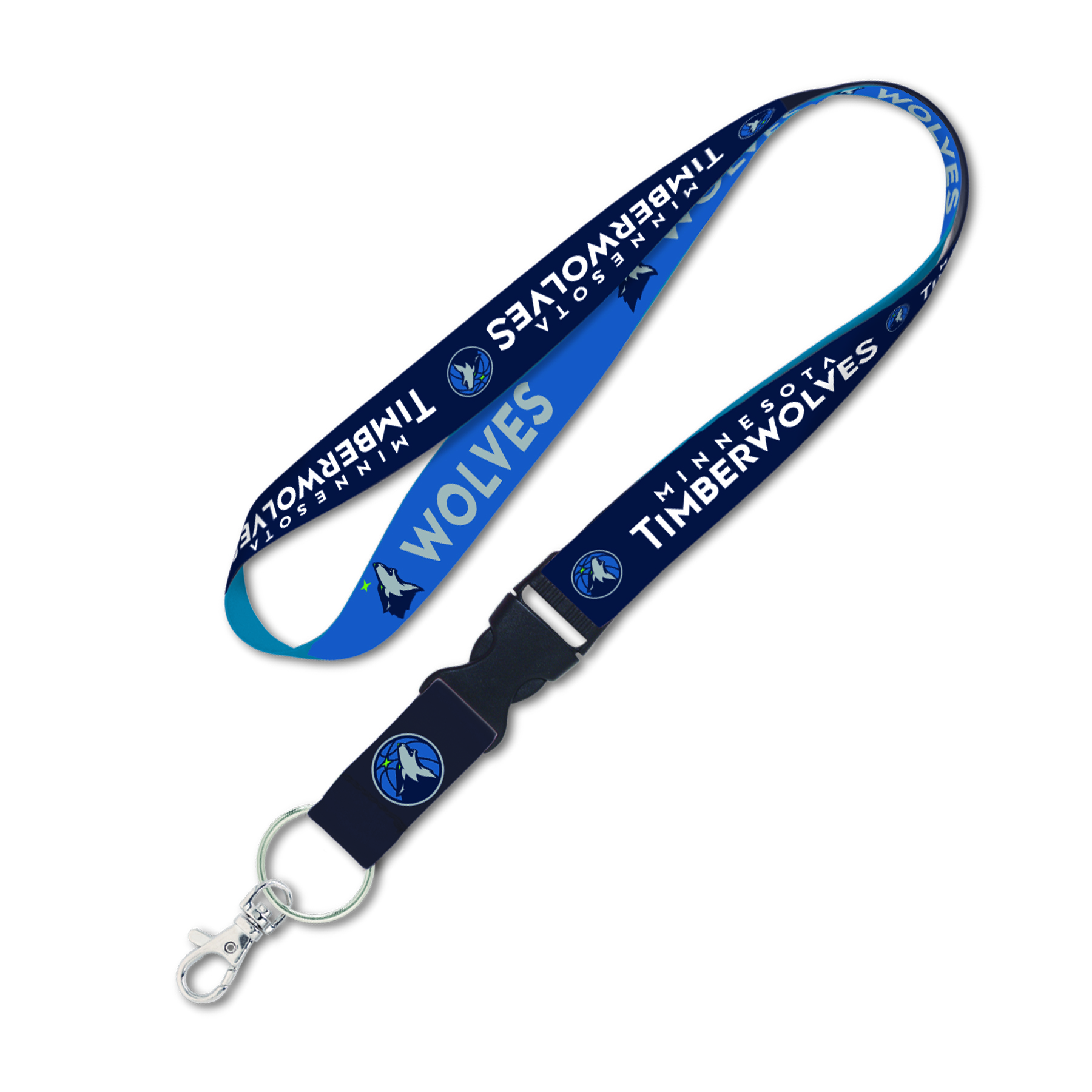 Wincraft Klíčenka Minnesota Timberwolves NBA Lanyard buckle 1"