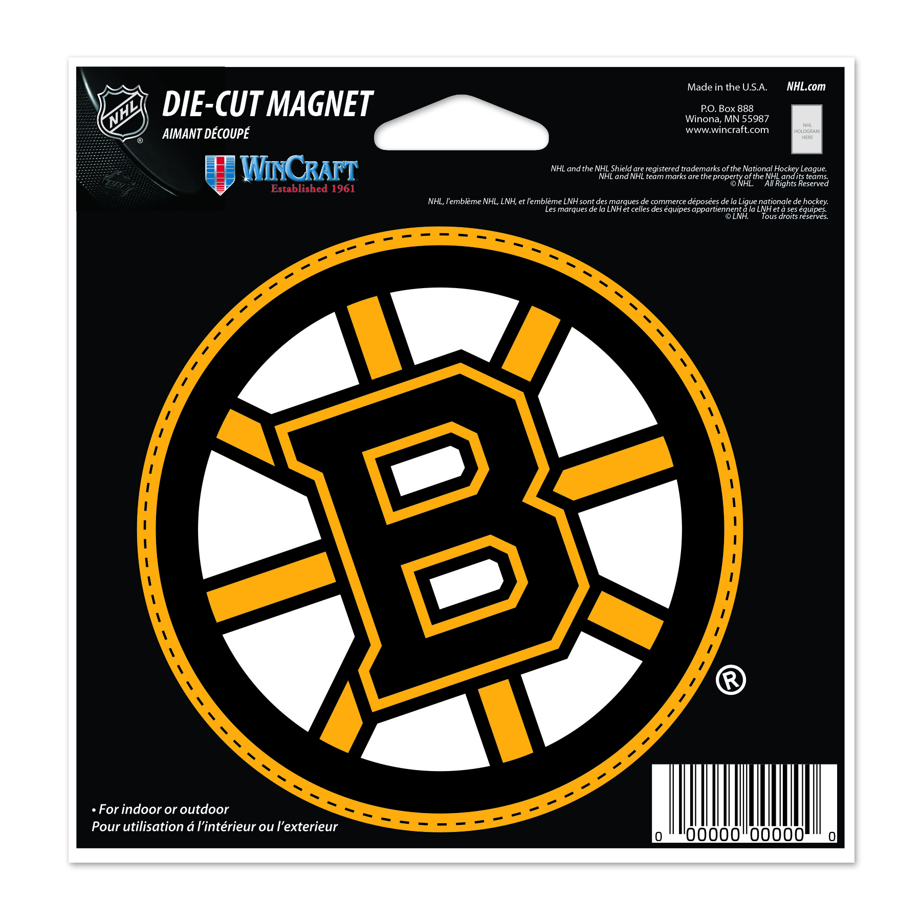 E-shop Wincraft Magnet Boston Bruins NHL Die Cut Magnet