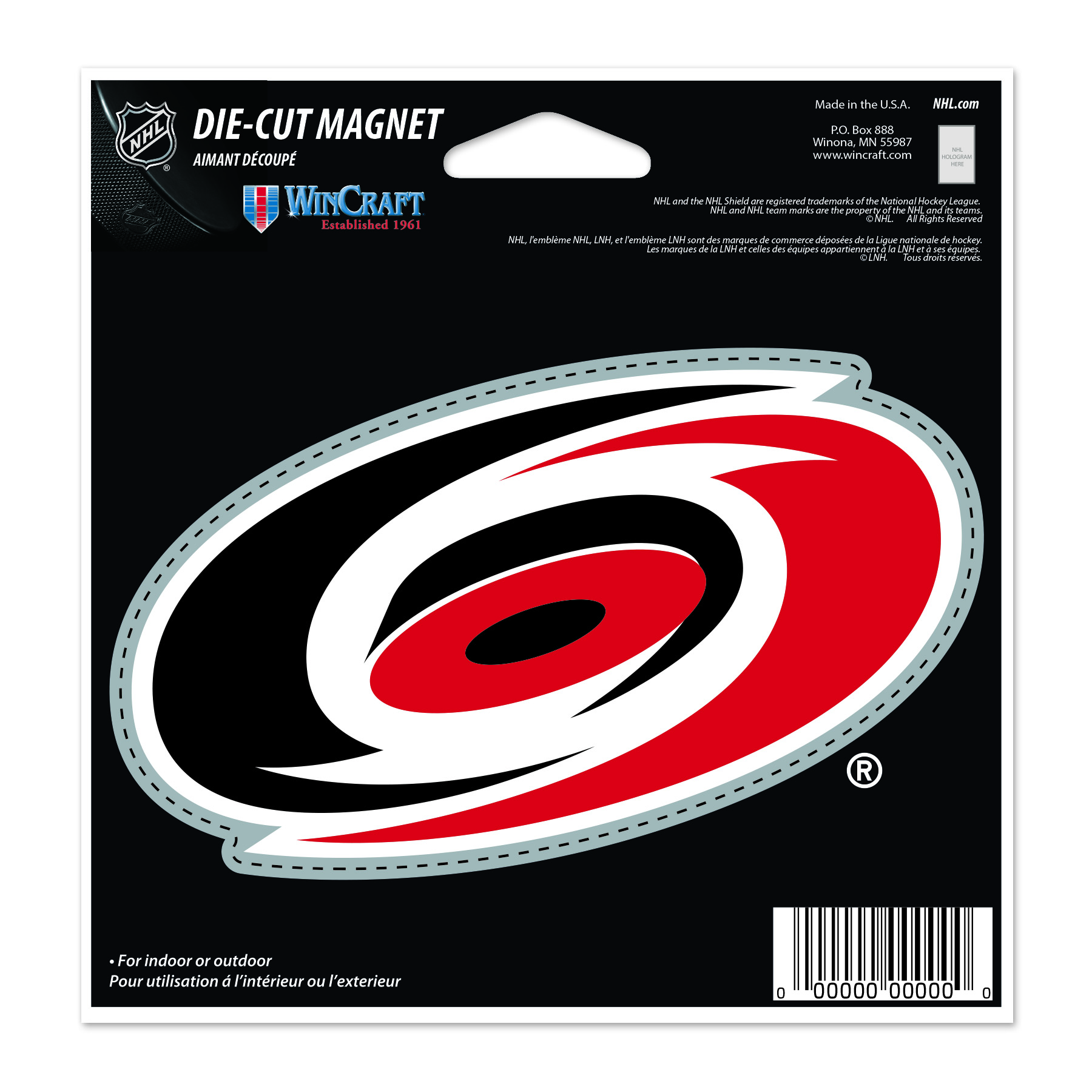 E-shop Wincraft Magnet Carolina Hurricanes NHL Die Cut Magnet