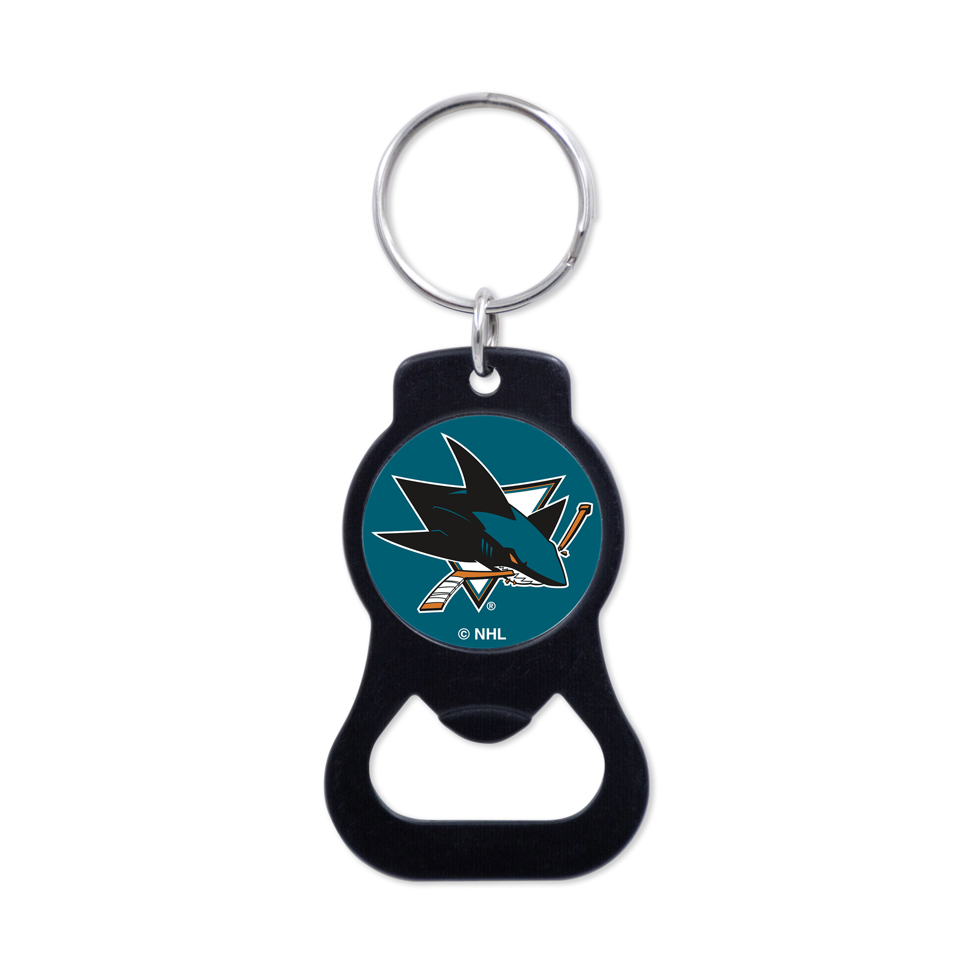 Wincraft Přívěšek na klíče San Jose Sharks NHL Black Bottle Opener Key Ring