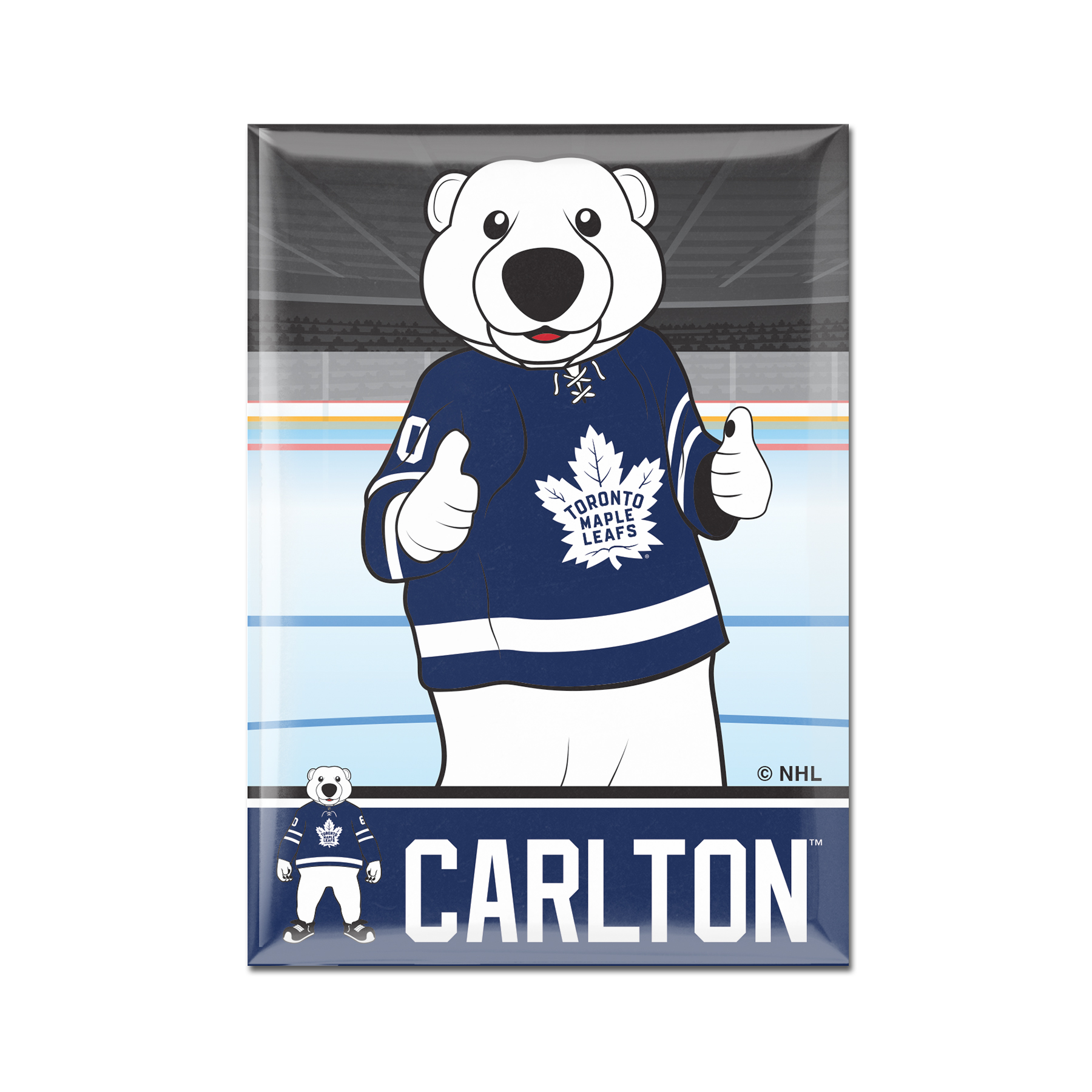 E-shop Wincraft Magnet Toronto Maple Leafs NHL Metal Magnet MASCOT