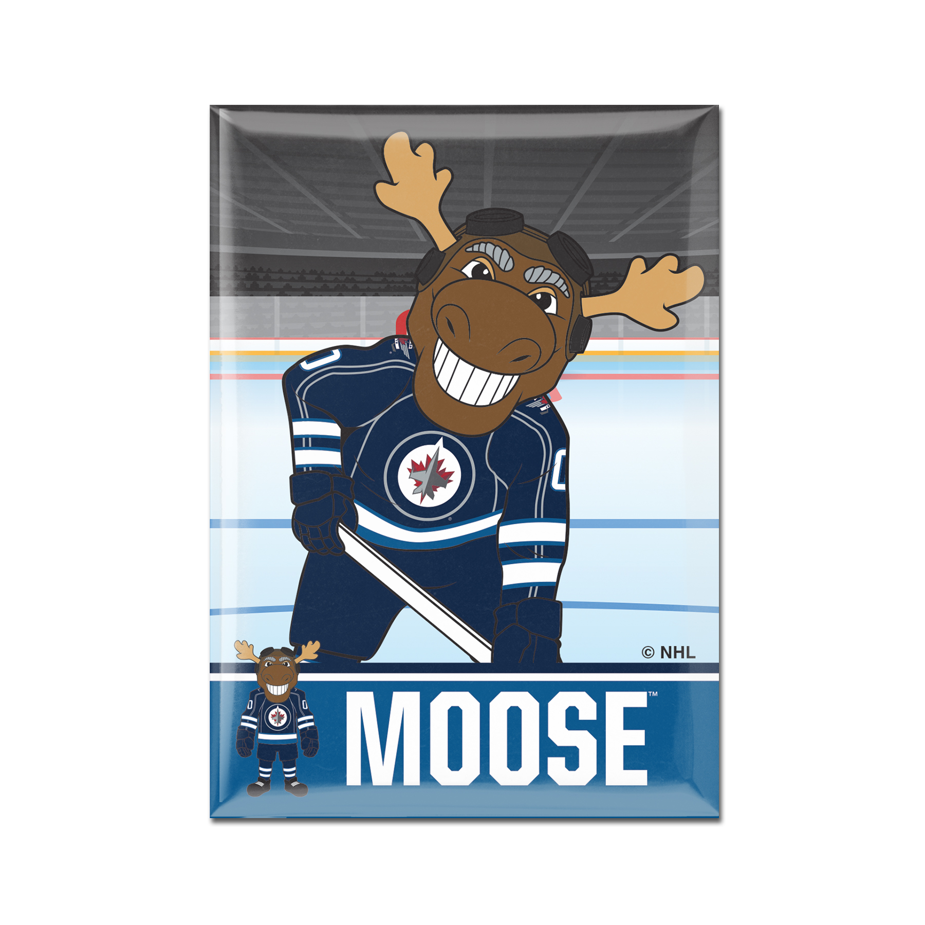 E-shop Wincraft Magnet Winnipeg Jets NHL Metal Magnet MASCOT