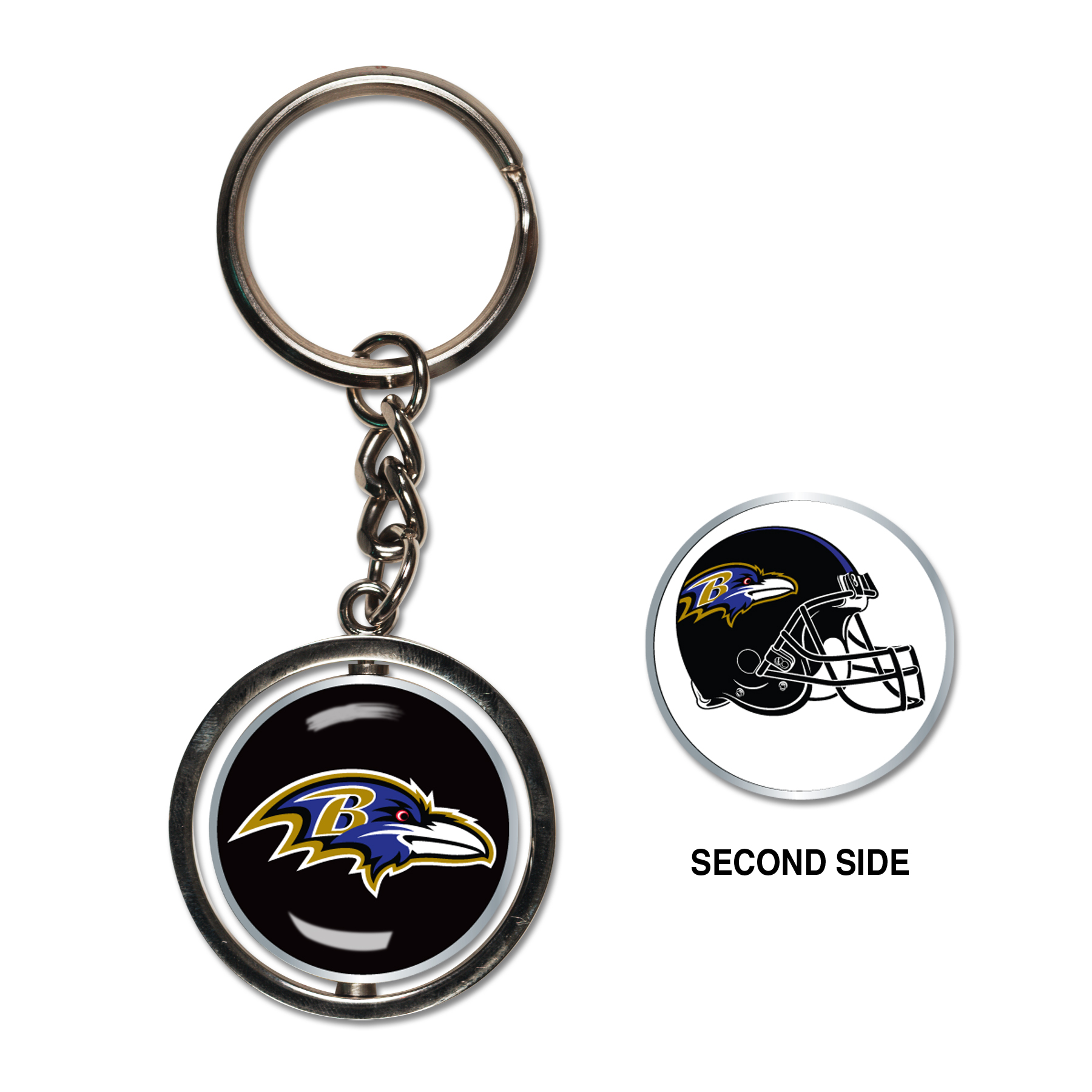E-shop Wincraft Prívesok na kľúče Baltimore Ravens NFL Spinner Key Ring