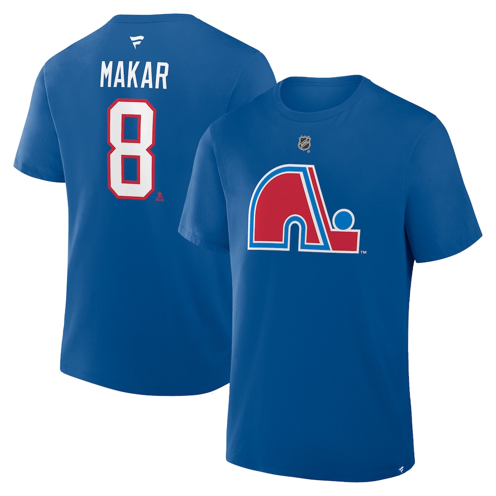 E-shop Pánske tričko Cale Makar #8 Colorado Avalanche Fanatics Heritage Authentic Stack Name & Number